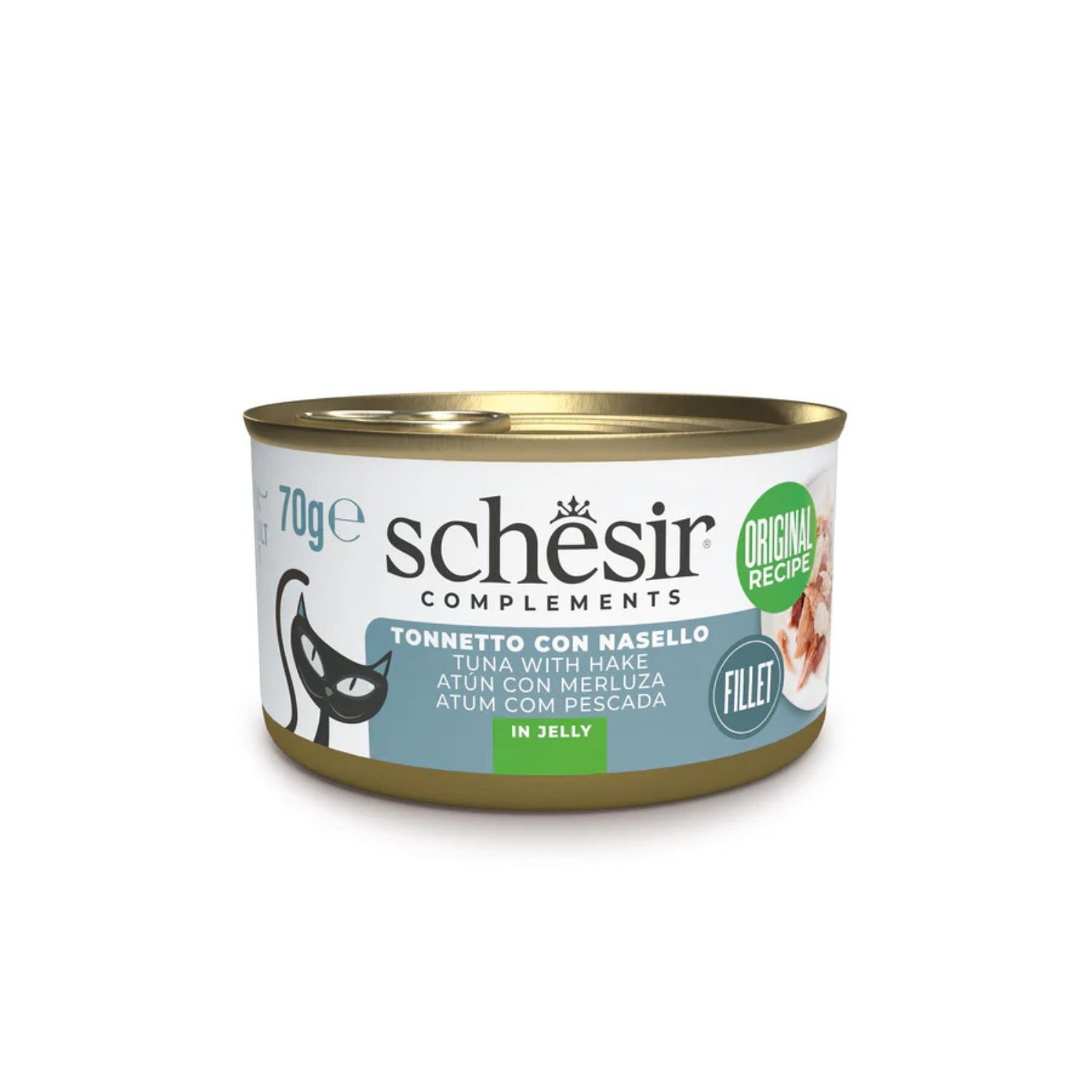 Schesir Cat Tonnetto con Nasello 70 gr