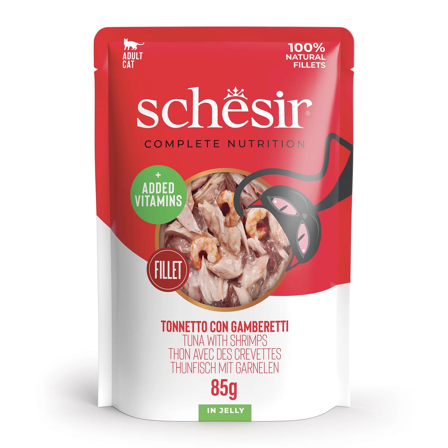 Schesir Cat Tonnetto con Gamberetti 85 gr