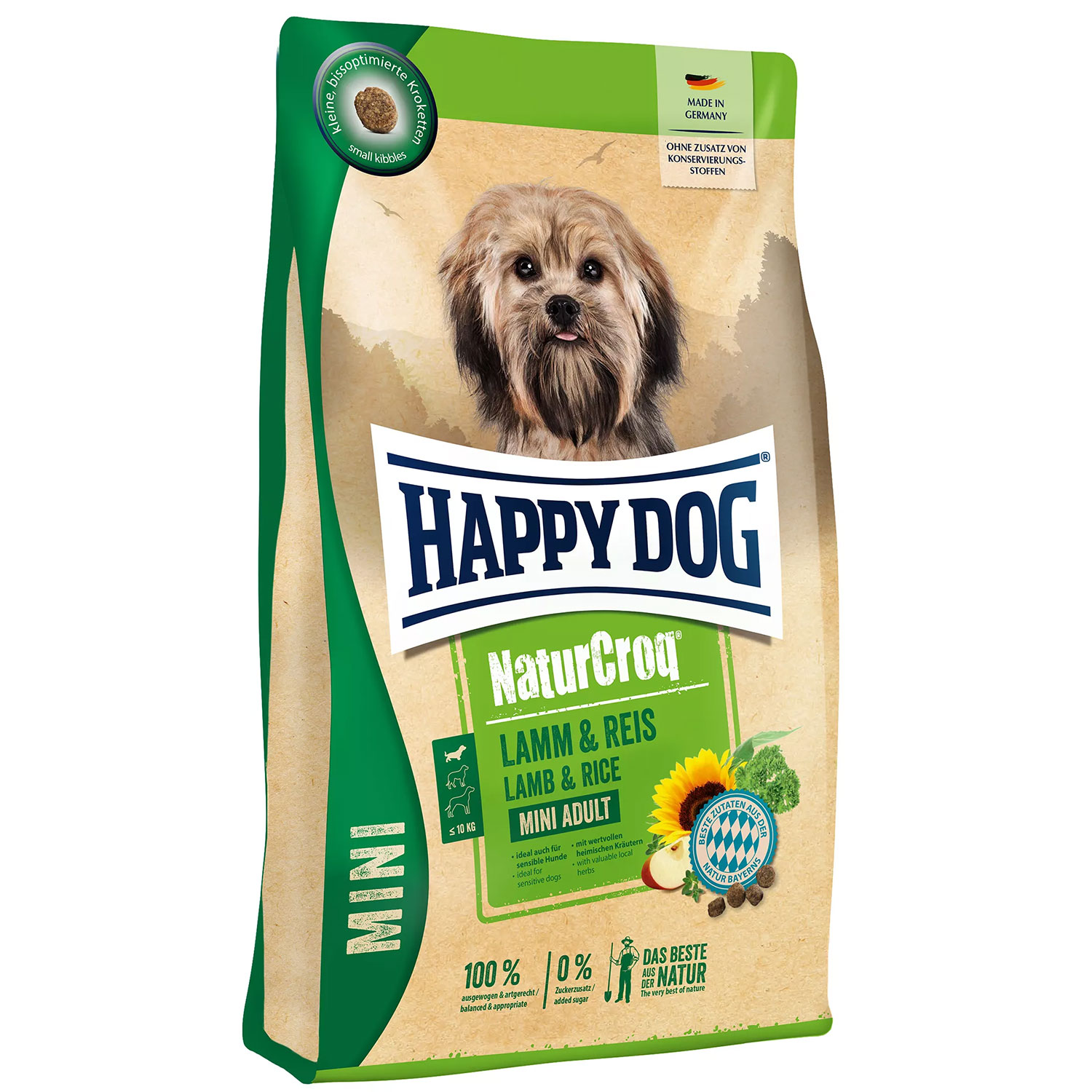 Happy Dog Adult Mini NaturCroq Agnello e riso 4 kg