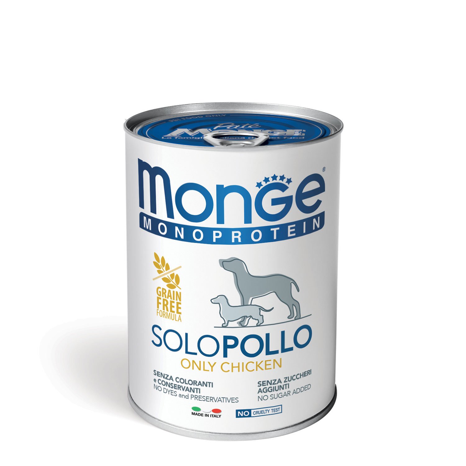 Monge Monoprotein Dog Adult Grain Free Solo Pollo 400 gr