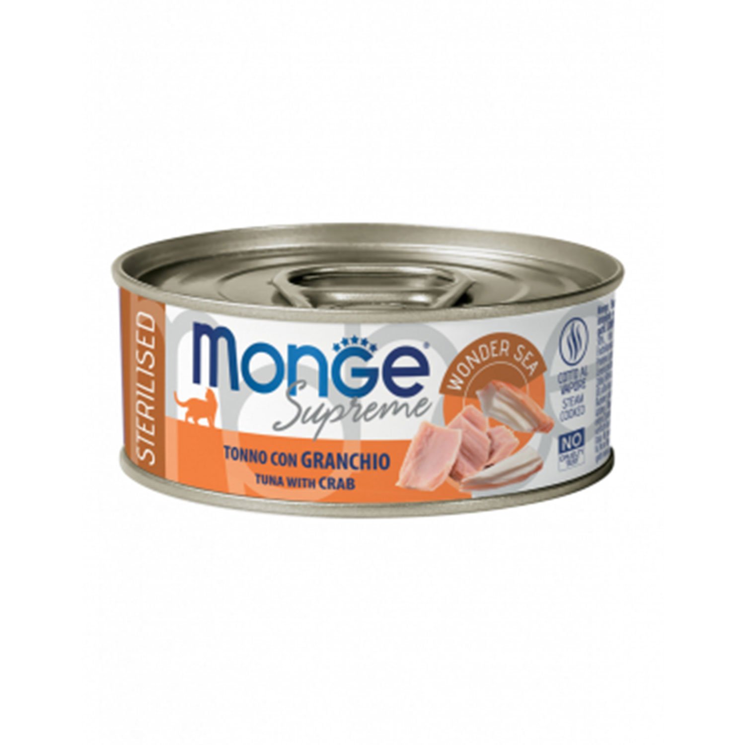Monge Supreme Cat Sterilised Tonno con Granchio 80gr