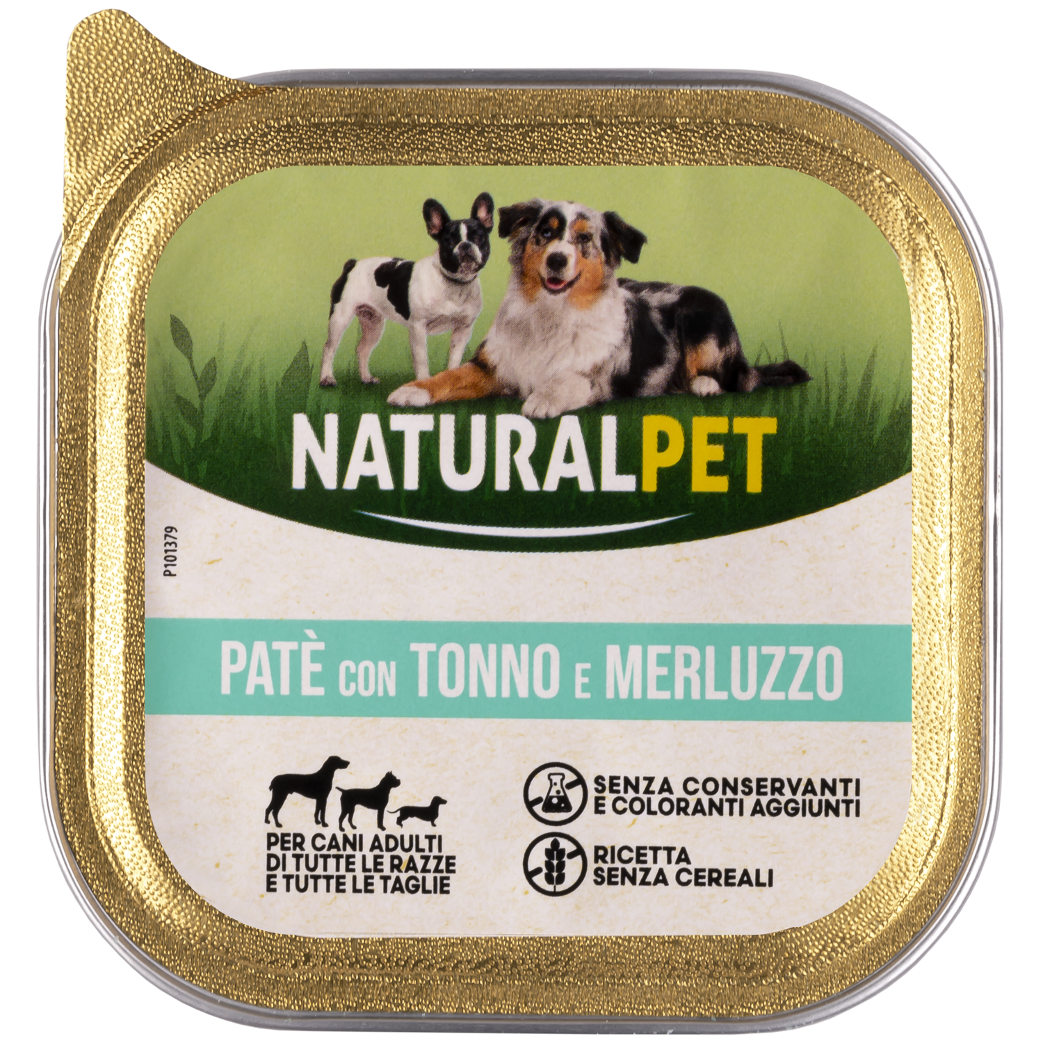 Naturalpet Dog Adult Paté con Tonno e merluzzo 150gr
