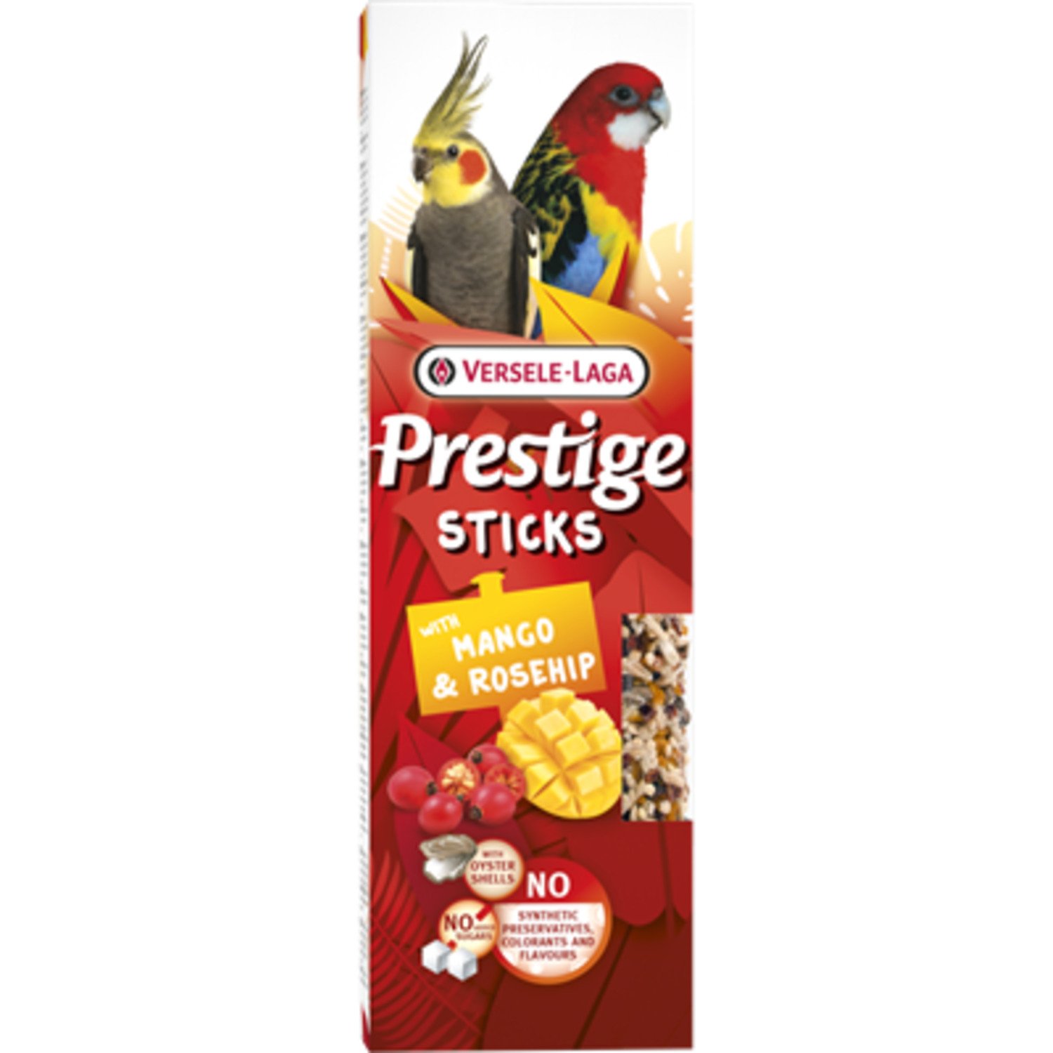 Versele Laga Sticks Parrocchetti di grande taglia Mango e rosa canina 140gr