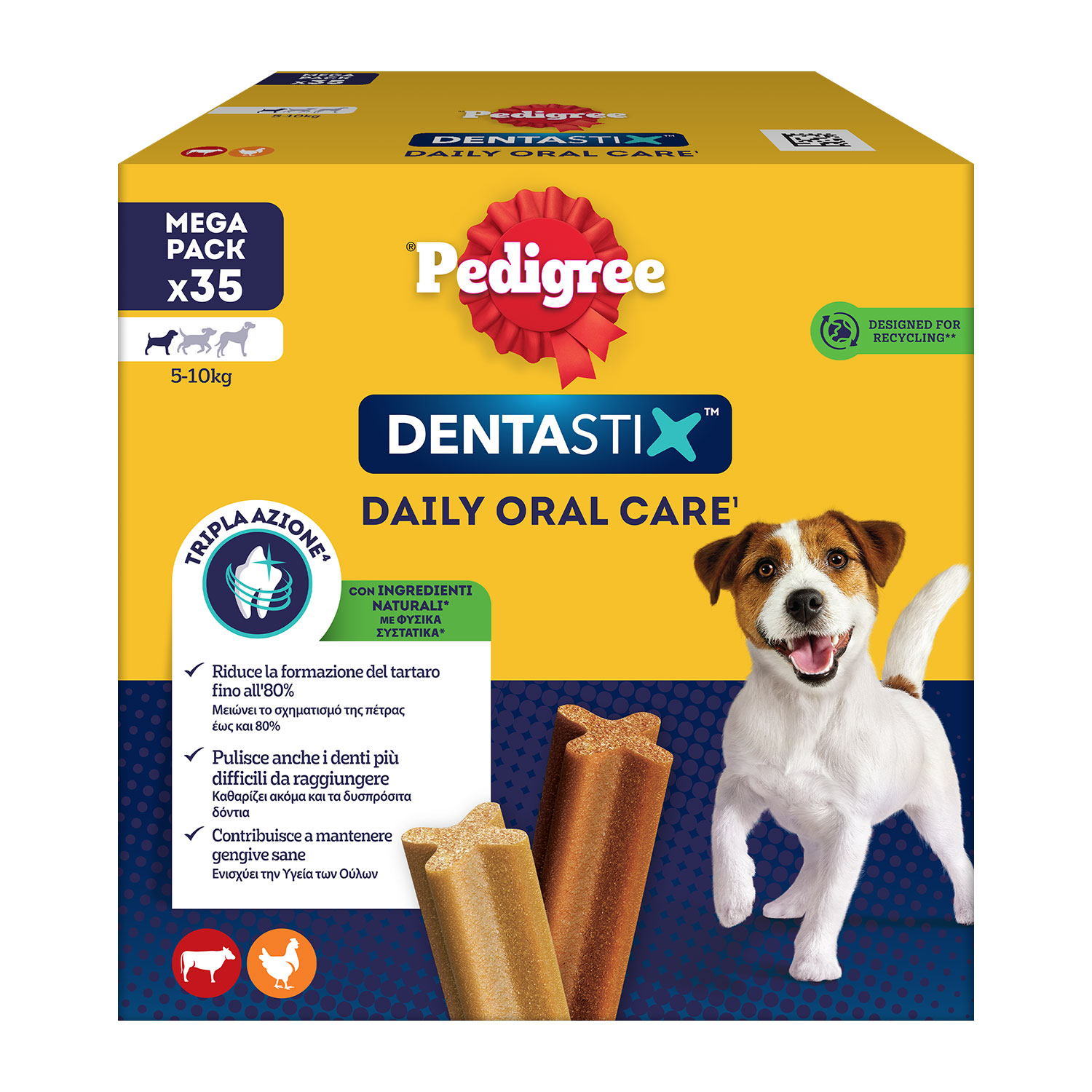 Pedigree Dentastix Dog Small Multipack x35pz