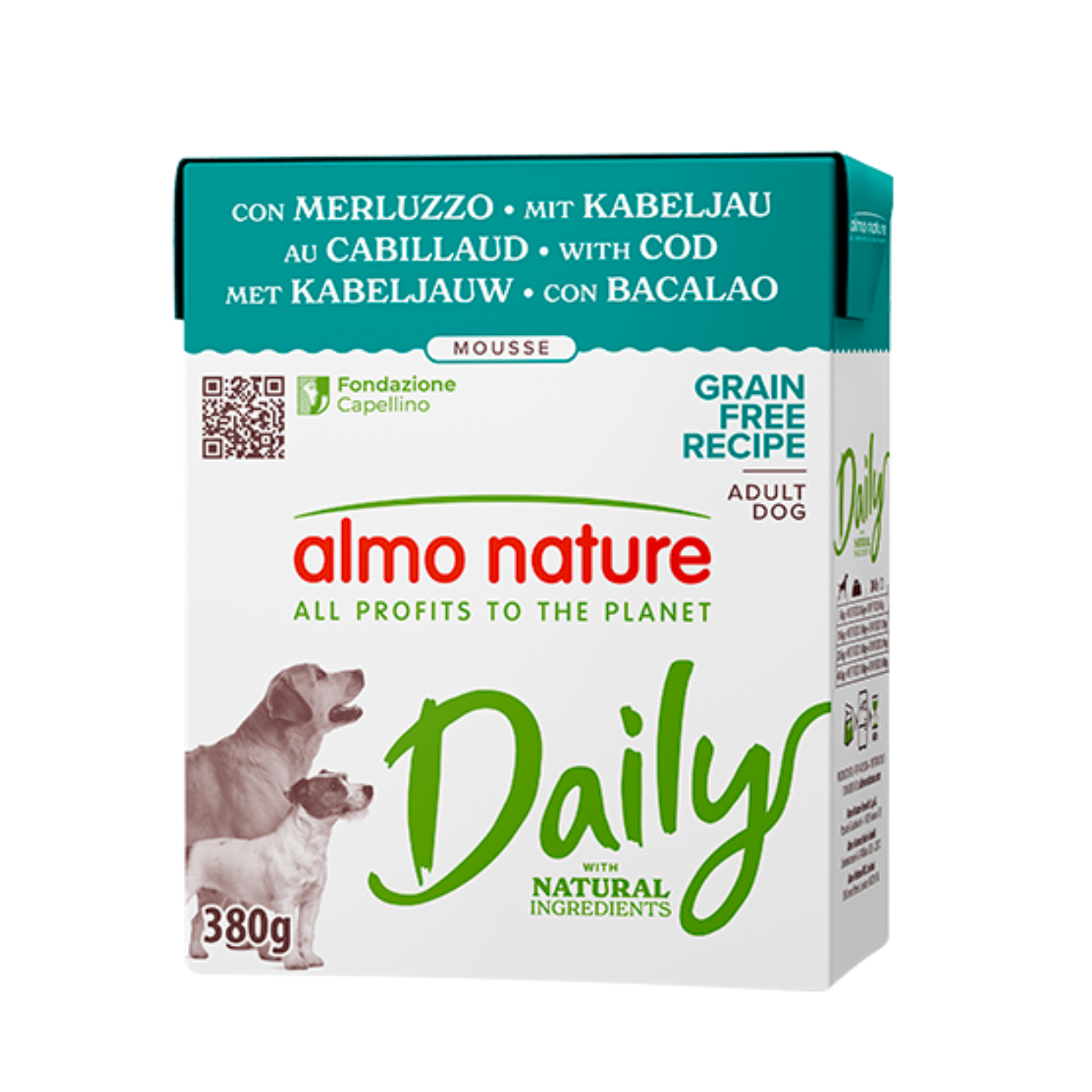 Almo Nature Daily Dog Adult con merluzzo 380gr