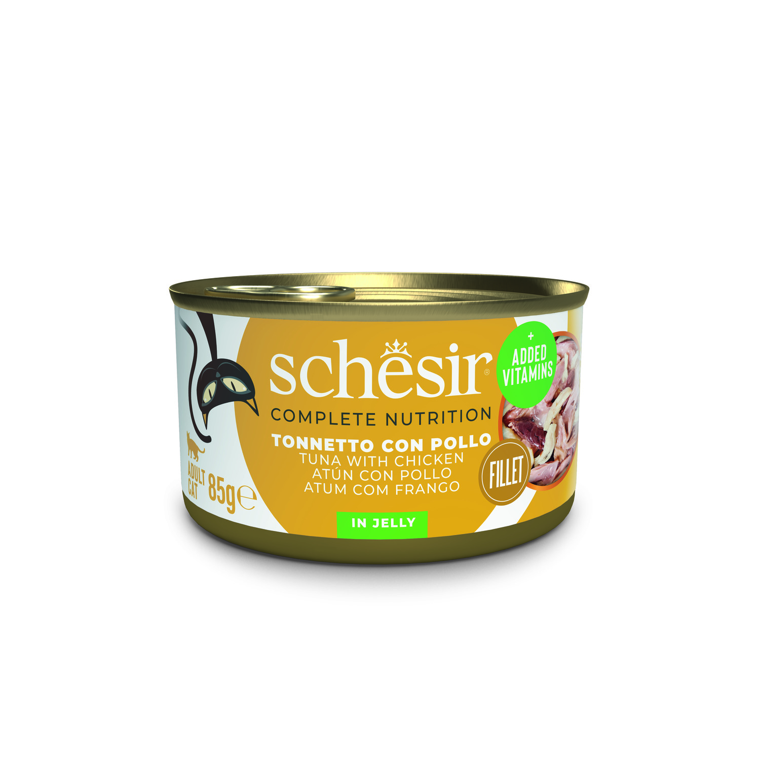 Schesir Cat Adult Tonnetto con pollo jelly 85g