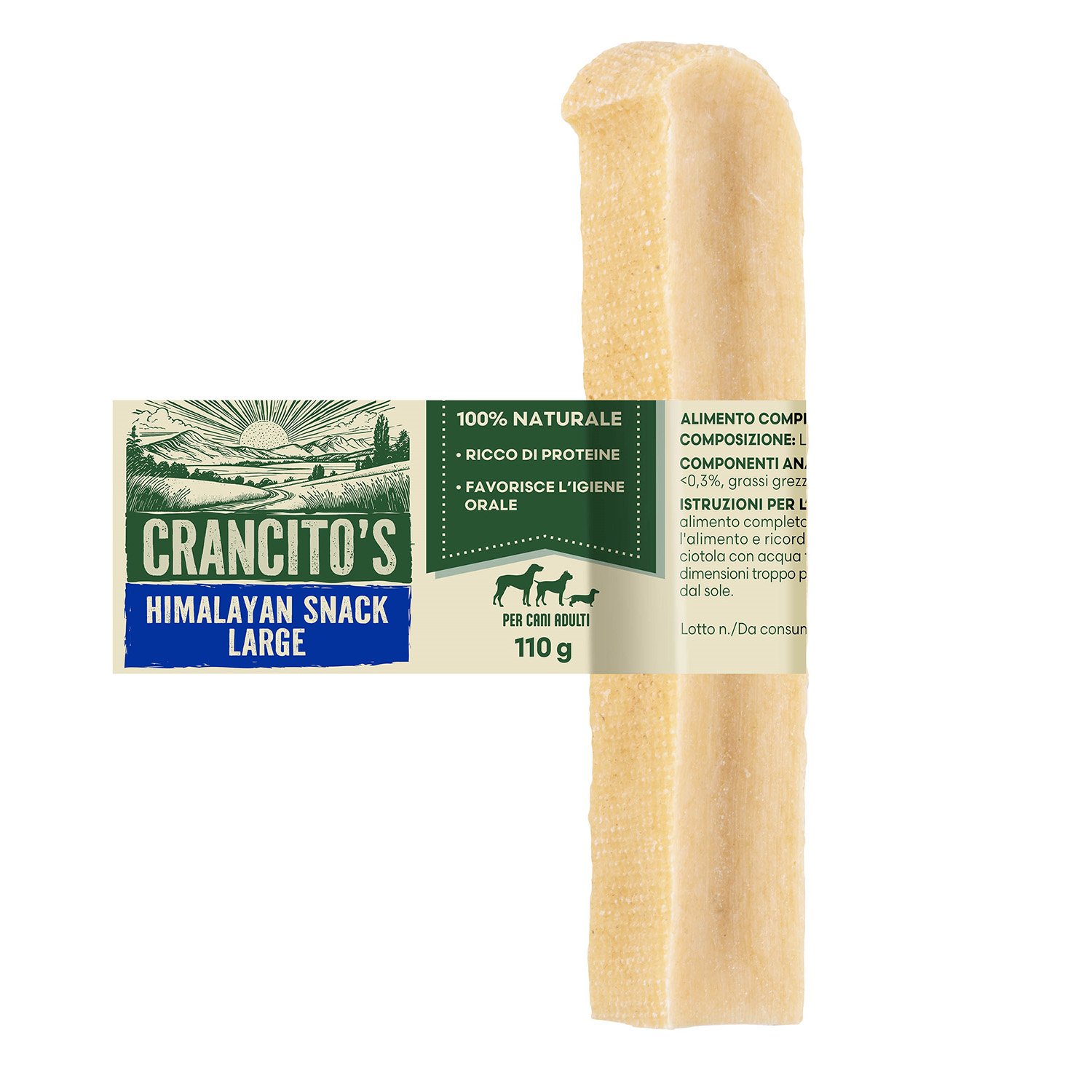 Crancito's Dog Adult Himalayan Snack Large 110gr