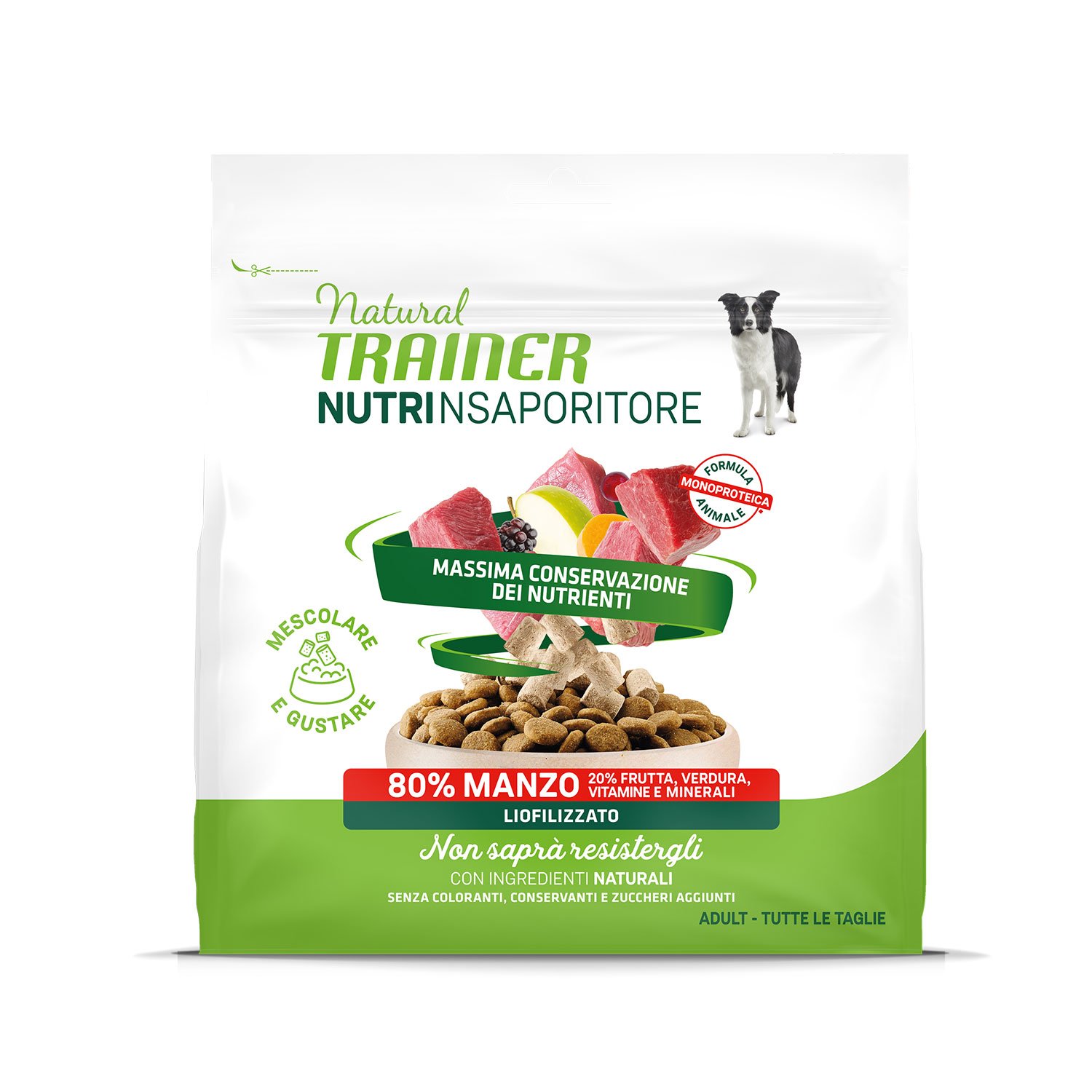Natural Trainer Freeze Dried Nutrinsaporitore Manzo 120g