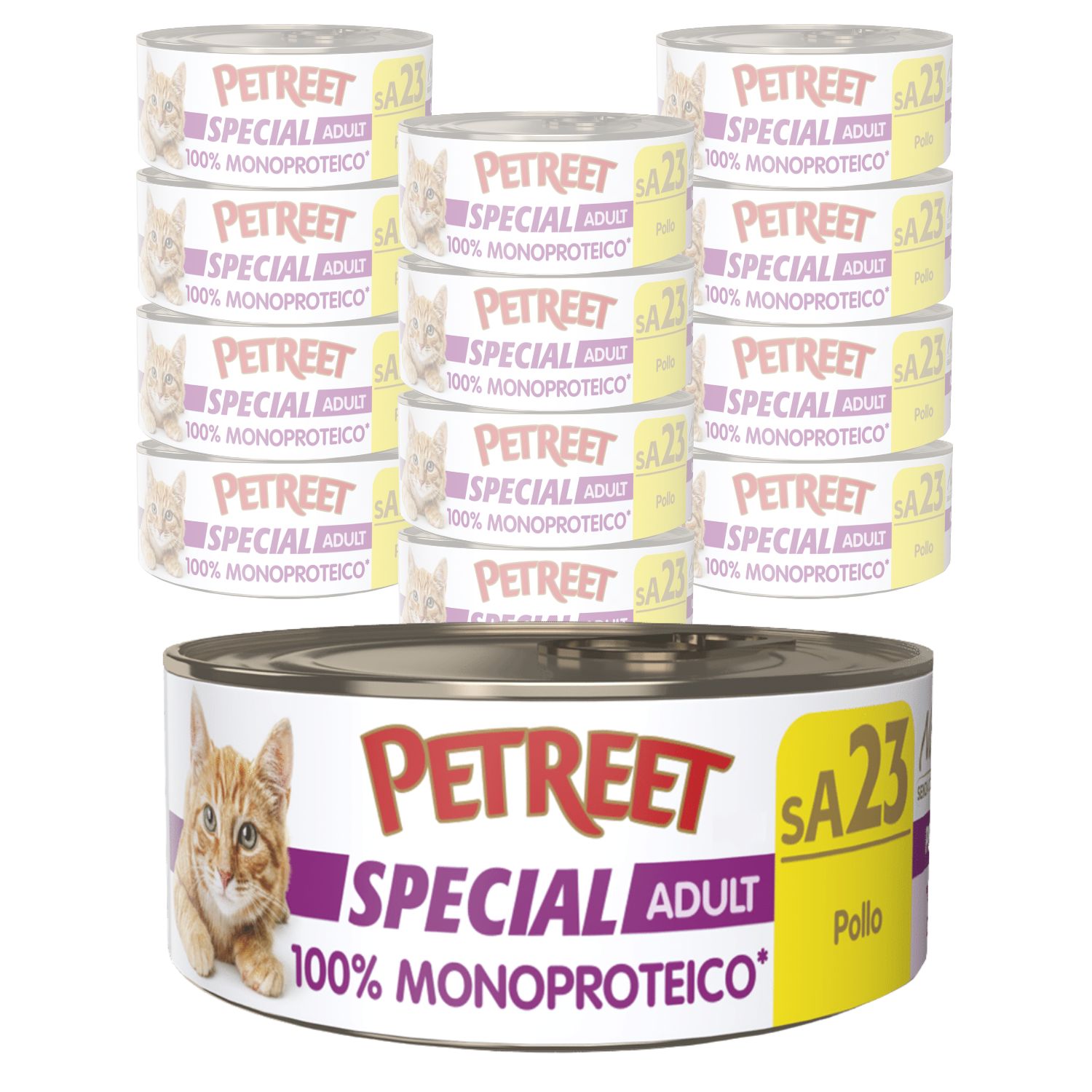 Petreet Cat 100% monoproteico Pollo 60 gr img