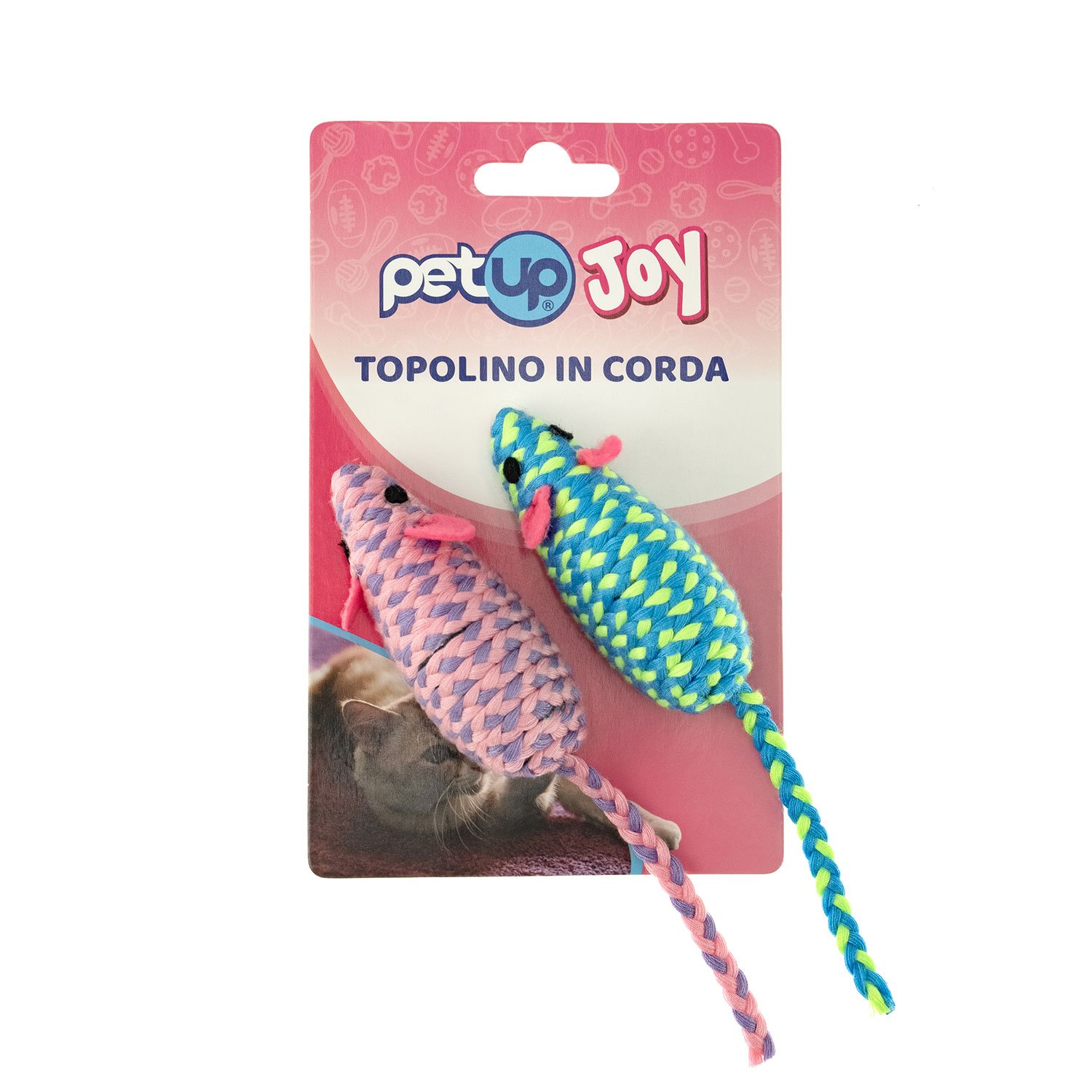 Petup Joy Gioco Topolino in Corda 7 cm