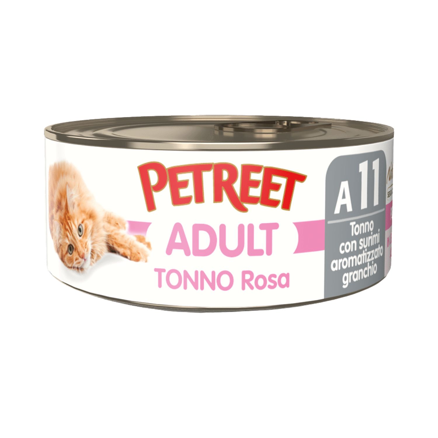 Petreet Cat Tonno rosa Tonno surimi aromatizzato granchio 70 gr img