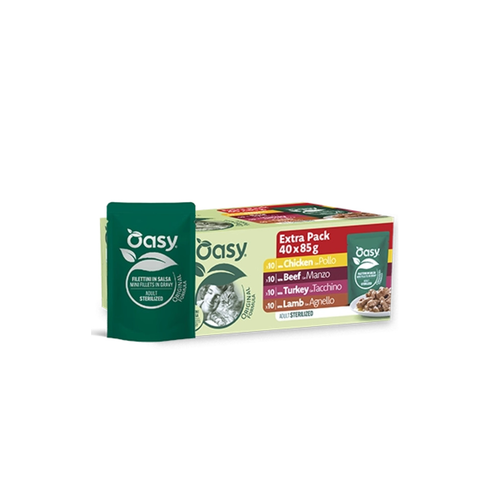 Oasy Multipack Filettini in salsa Mix Carne 40x85 gr img