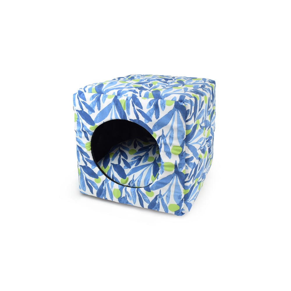 Petup Cuccia Cubo Verde e Blu 40x40 cm