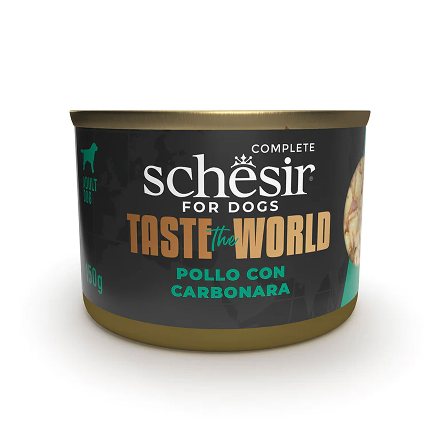 Schesir Taste the World Dog Adult Pollo con carbonara in brodo 150gr