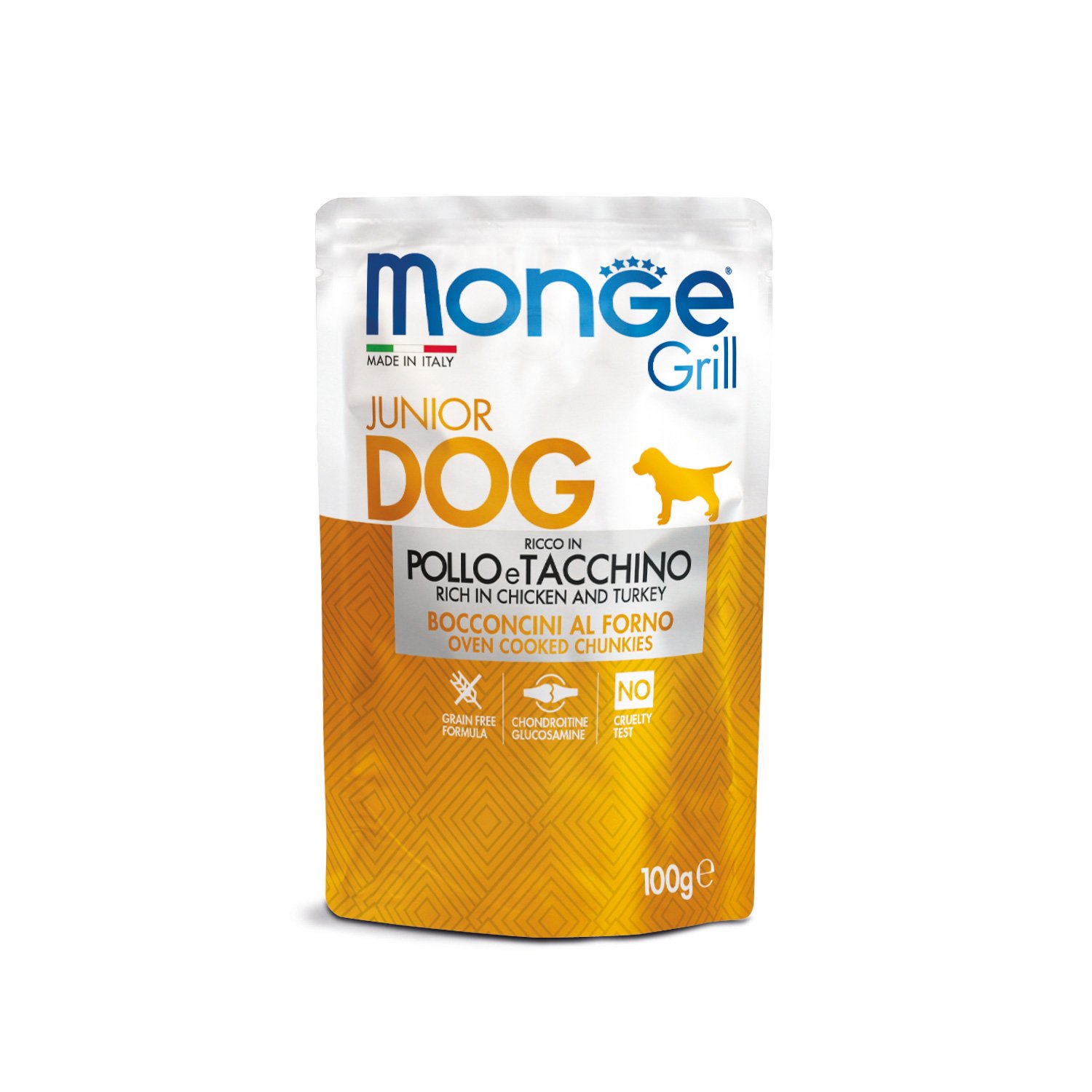Monge Grill per cuccioli Pollo e Tacchino 100 gr