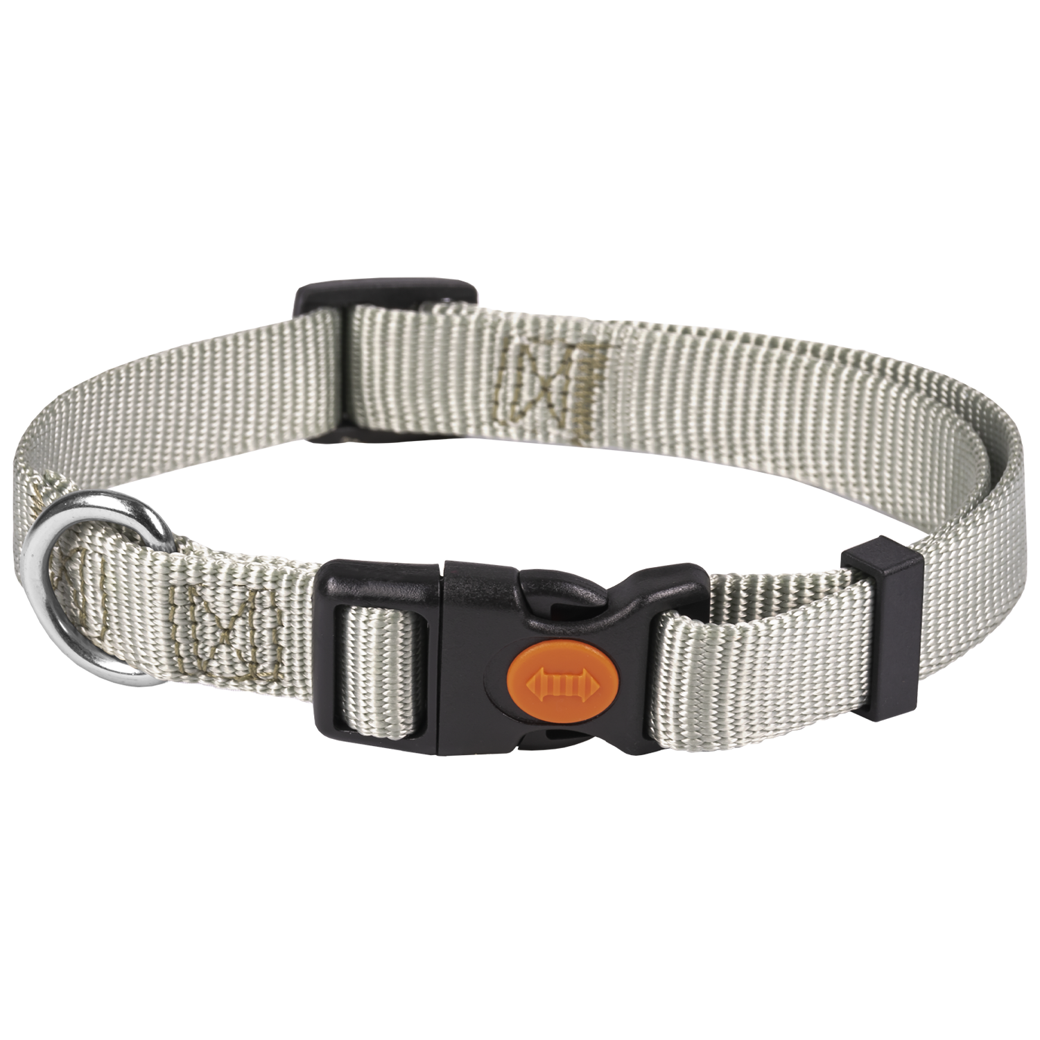 Petup collare nylon a sgancio mm 15 Grigio