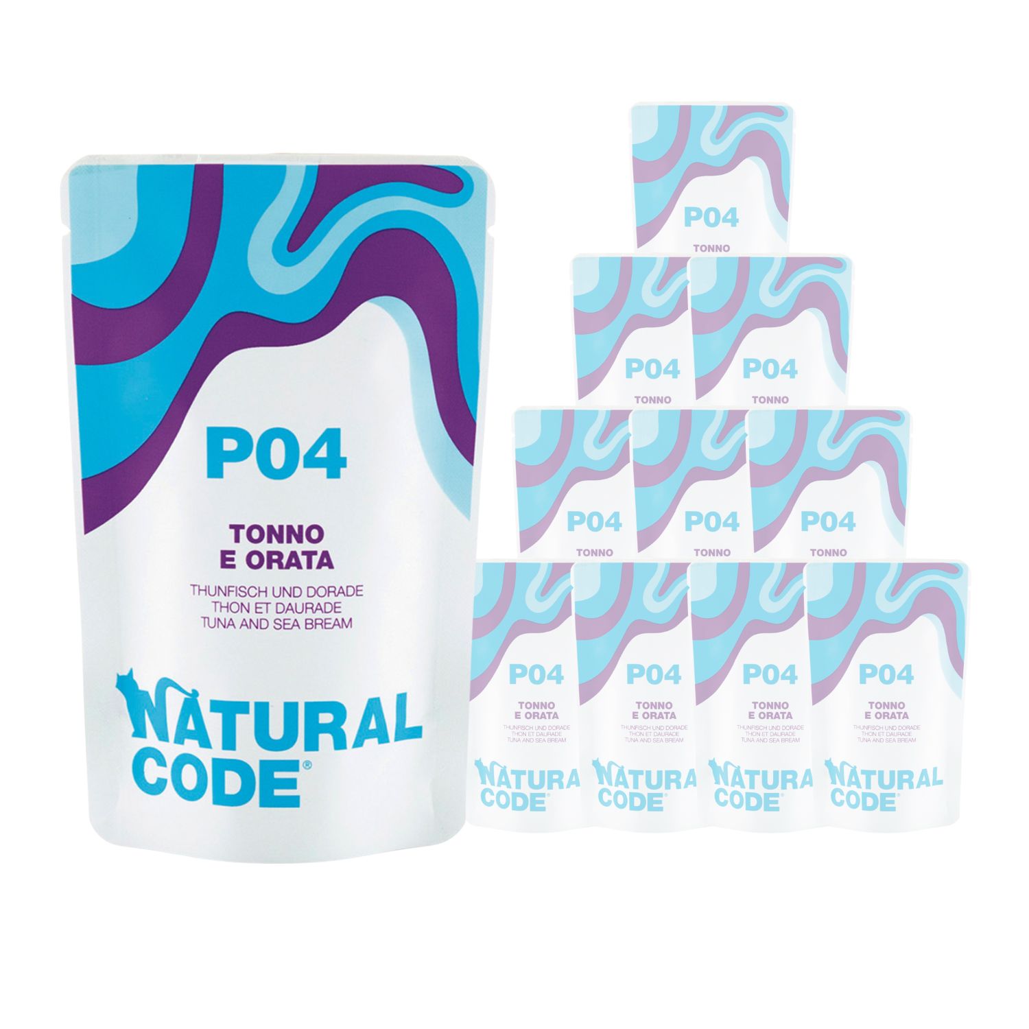Natural Code Cat Tonno e Orata busta 70g