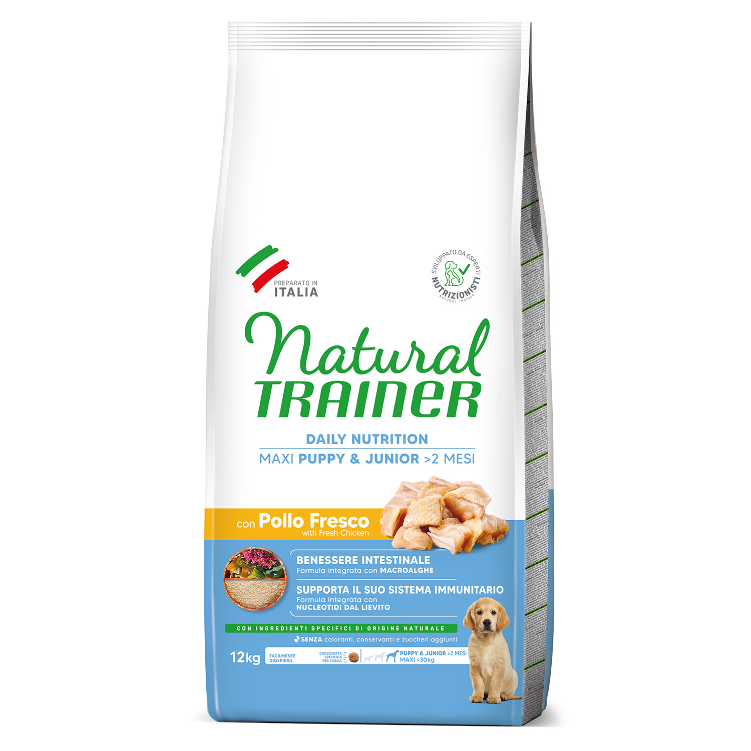 Natural Trainer Dog Puppy Maxi Pollo 3 kg