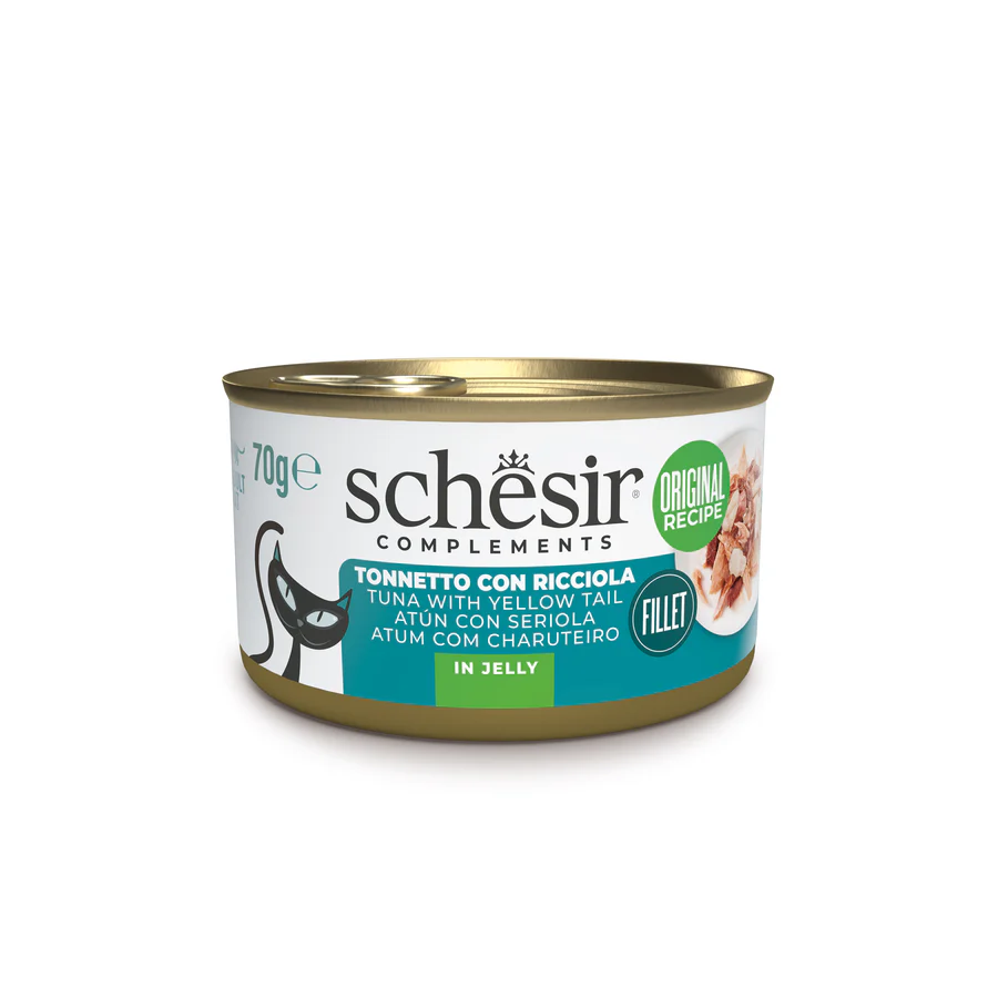 Schesir Cat Jelly Tonnetto con Ricciola 70g