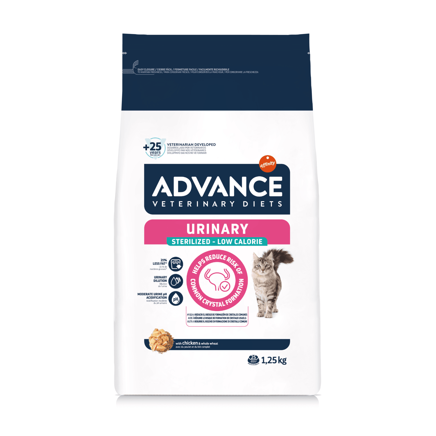 Advance Veterinary Diets Cat Sterilized Urinary Low Calorie 1,25 kg