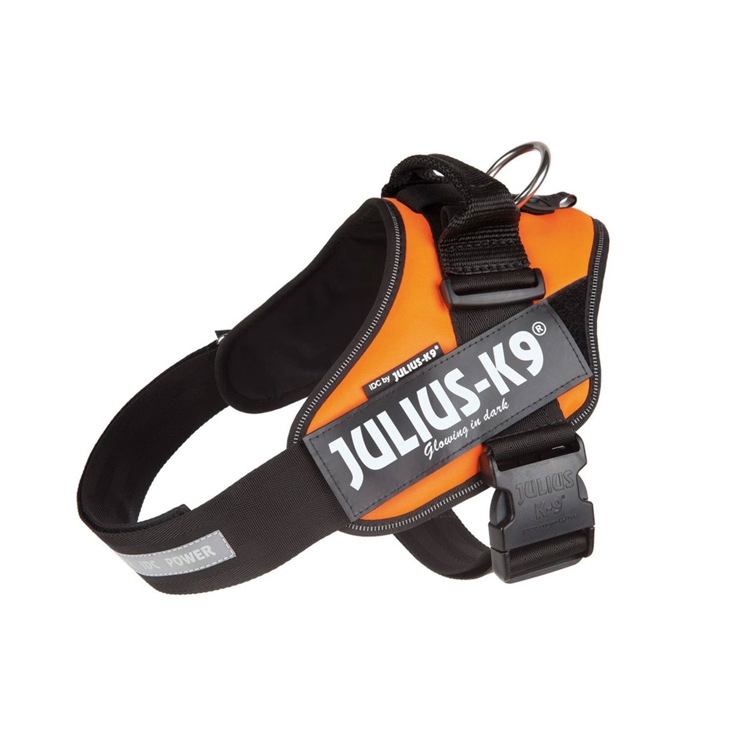 Julius-K9 Pettorina per cani mini IDC Powerharness Tg.1-L Arancione fluo