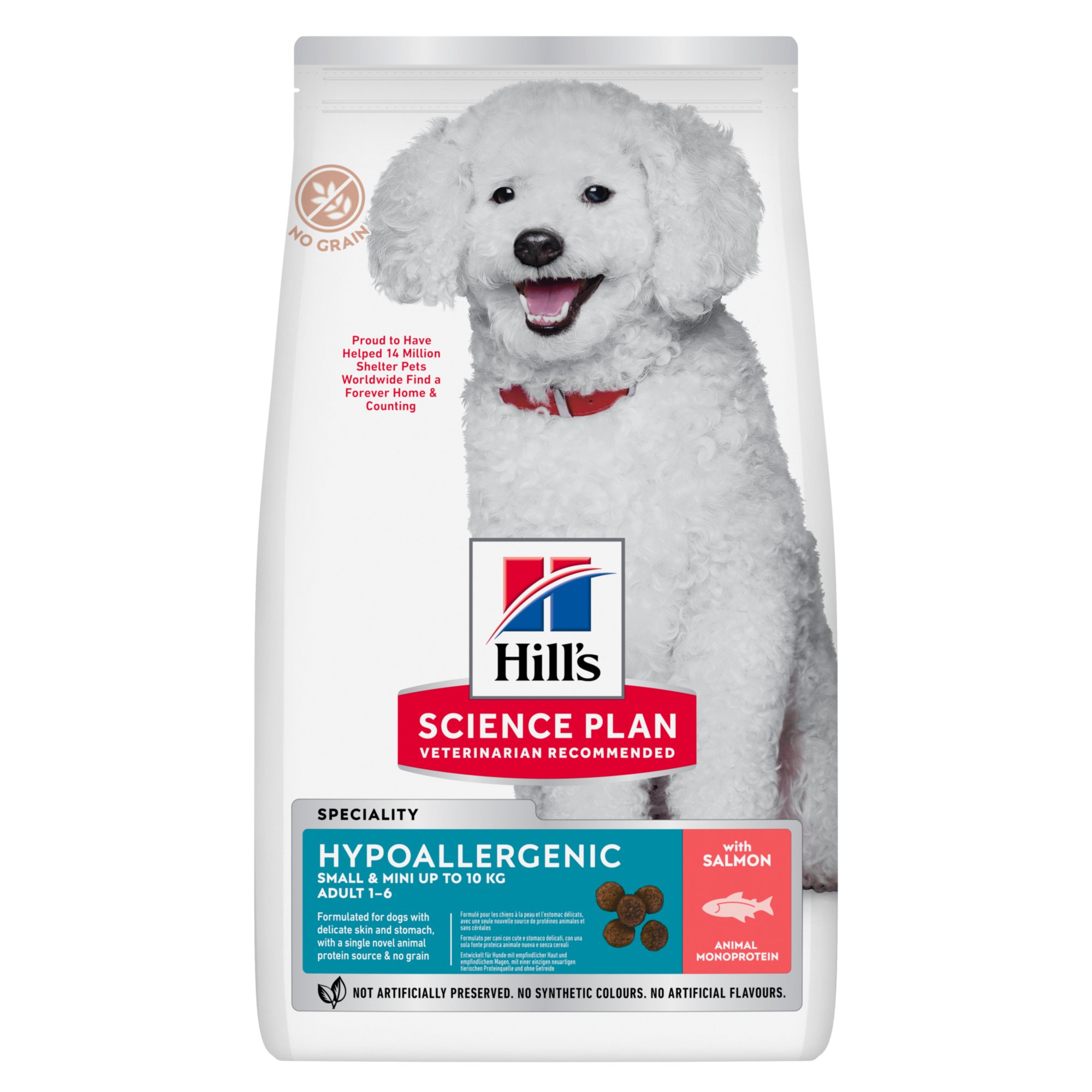 Hill's Science Plan Hypoallergenic Dog Adult Small & Mini Salmone 6 Kg