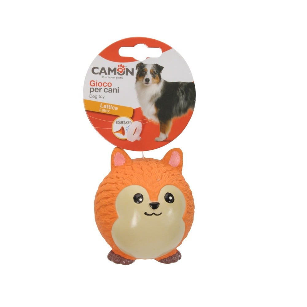 Camon Volpe in lattice con squeaker 9 cm