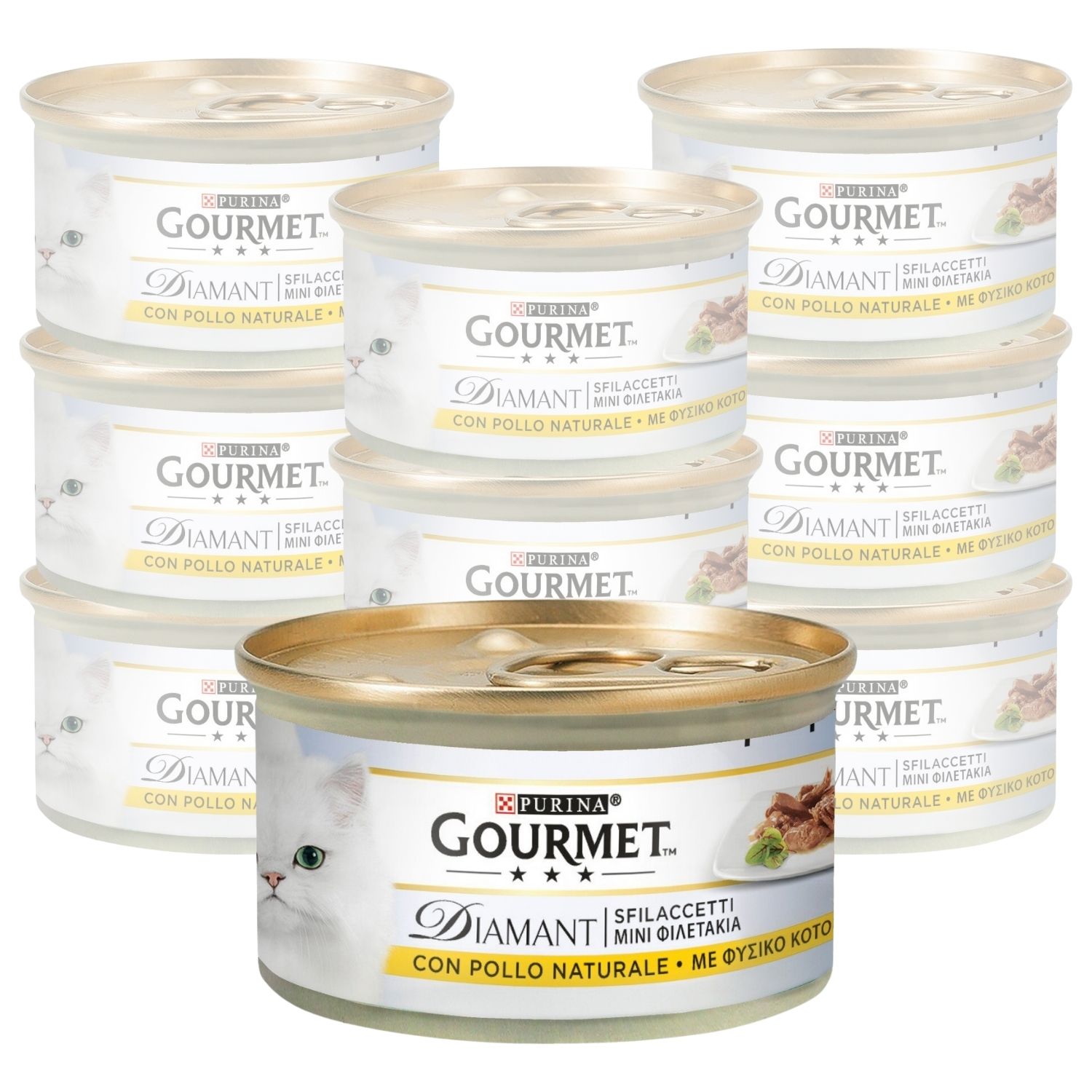 Gourmet Diamant Cat Adult Sfilaccetti con Pollo Naturale 85 gr img