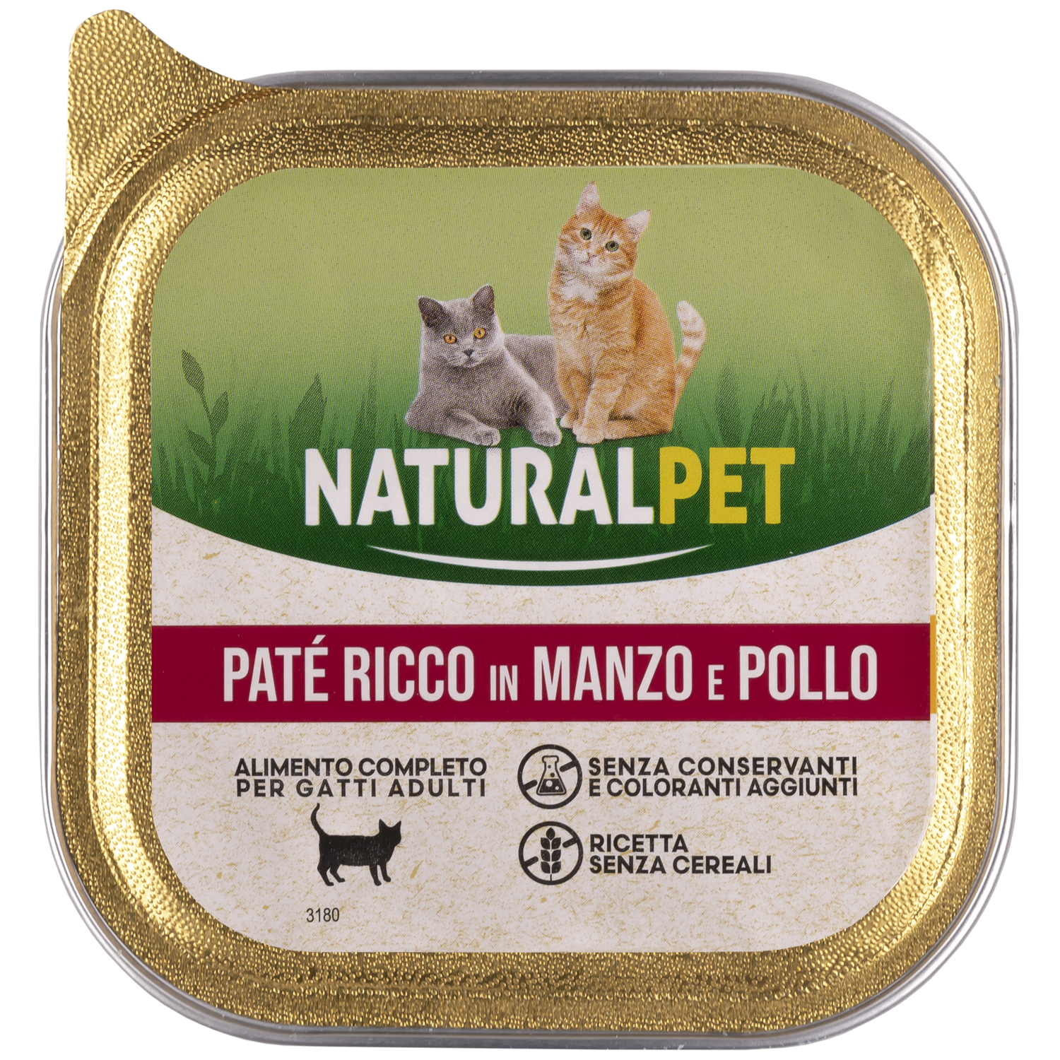 Nauralpet Cat Paté ricco in Pollo e manzo 100 gr