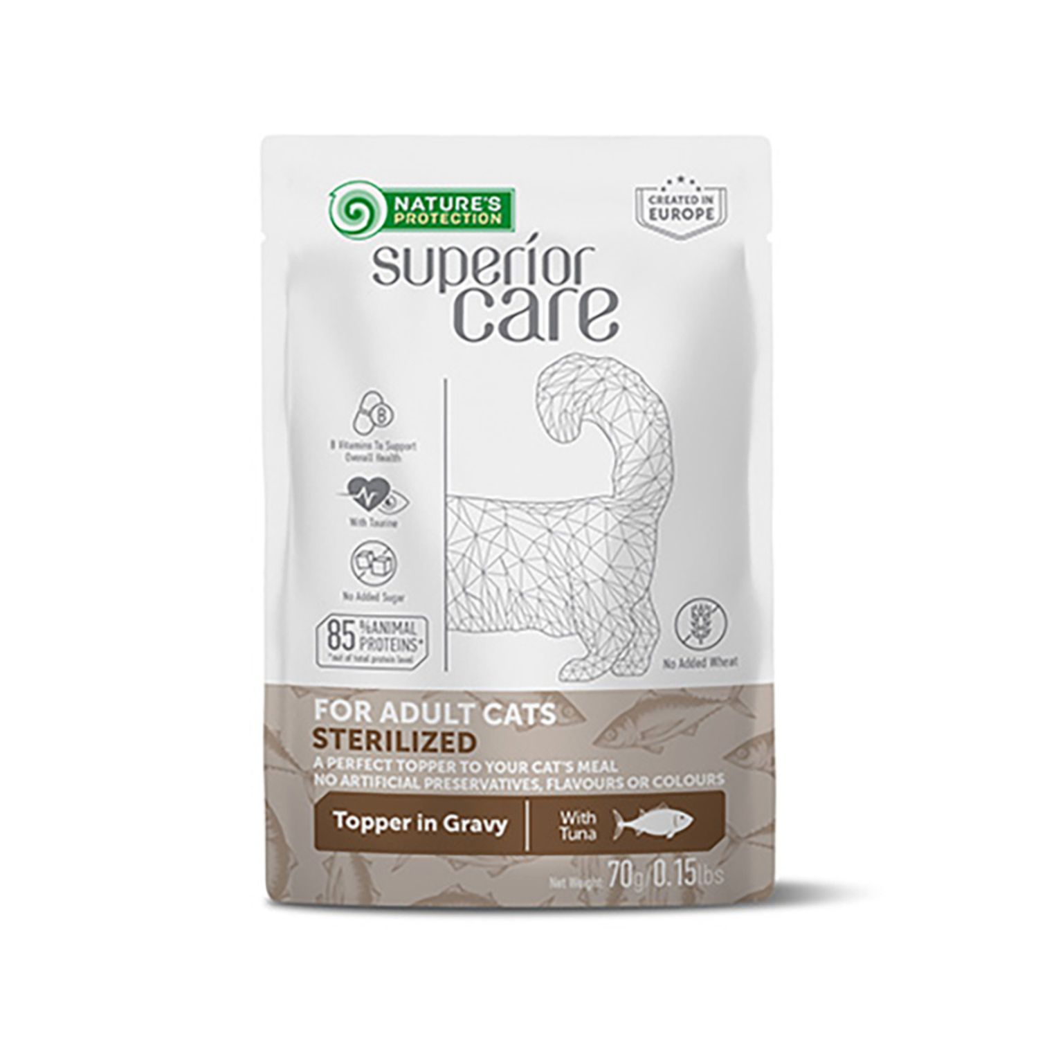 Nature's Protection Superior Care Cat Sterilized Tonno 70 gr img