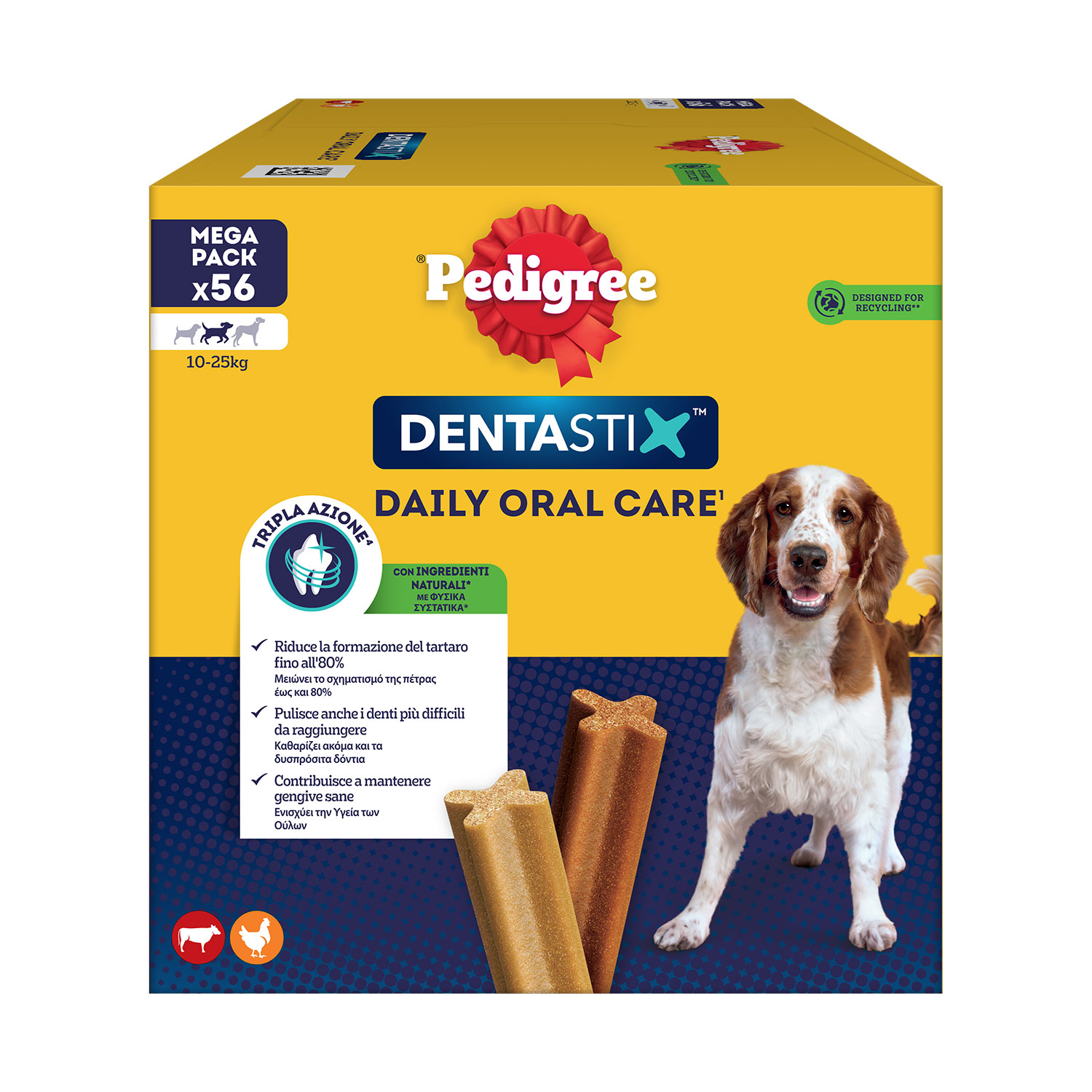 Pedigree Dentastix Dog Medium Multipack x56pz