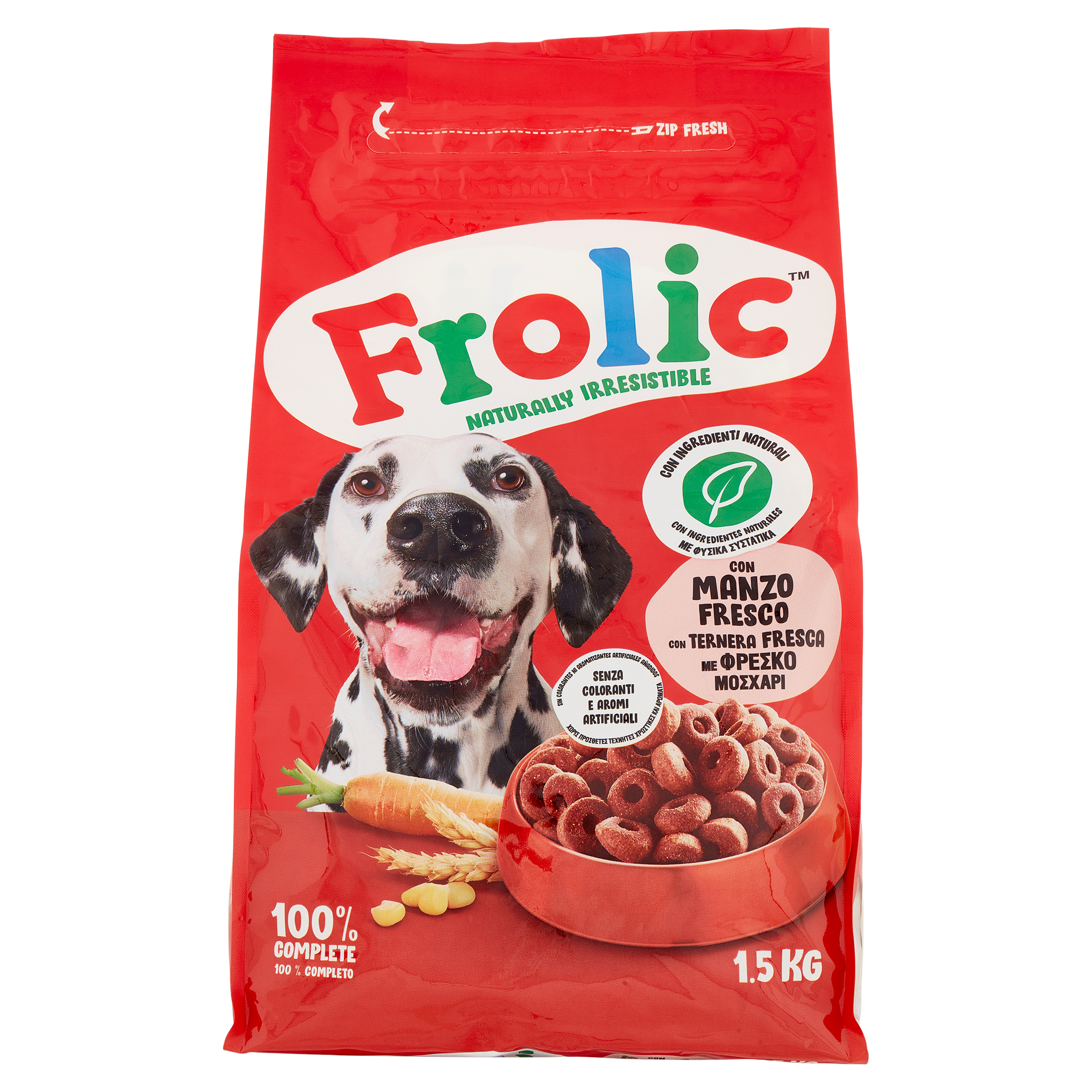 Frolic Dog con Manzo fresco 1,5 kg