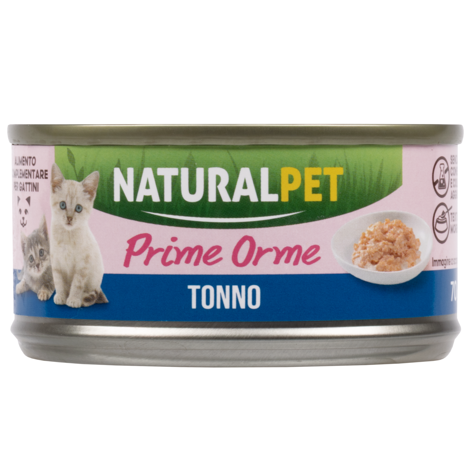 Naturalpet Prime Orme Kitten Tonno 70gr