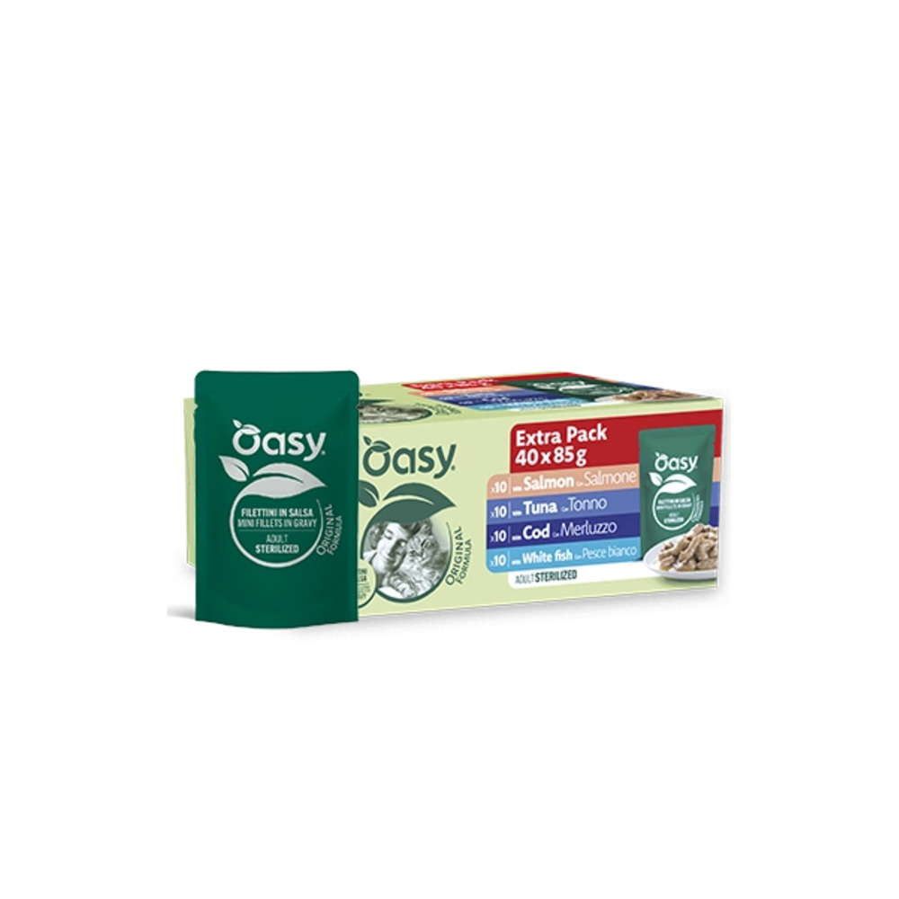 Oasy Multipack Filettini in salsa Mix Pesce 40x85 gr img