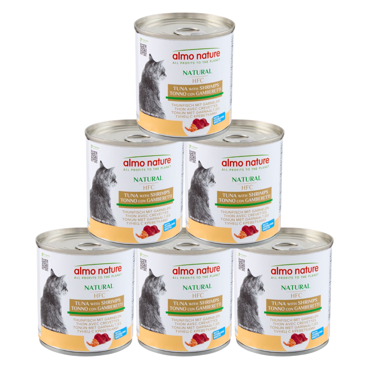 Almo Nature HFC Natural Cat Tonno e gamberetti 280gr