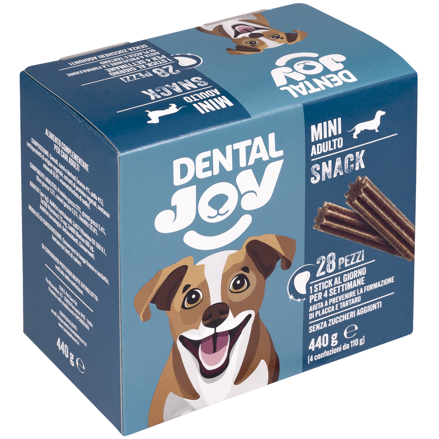 DentalJoy Dog Adult Mini Snack Multipack 28 pz