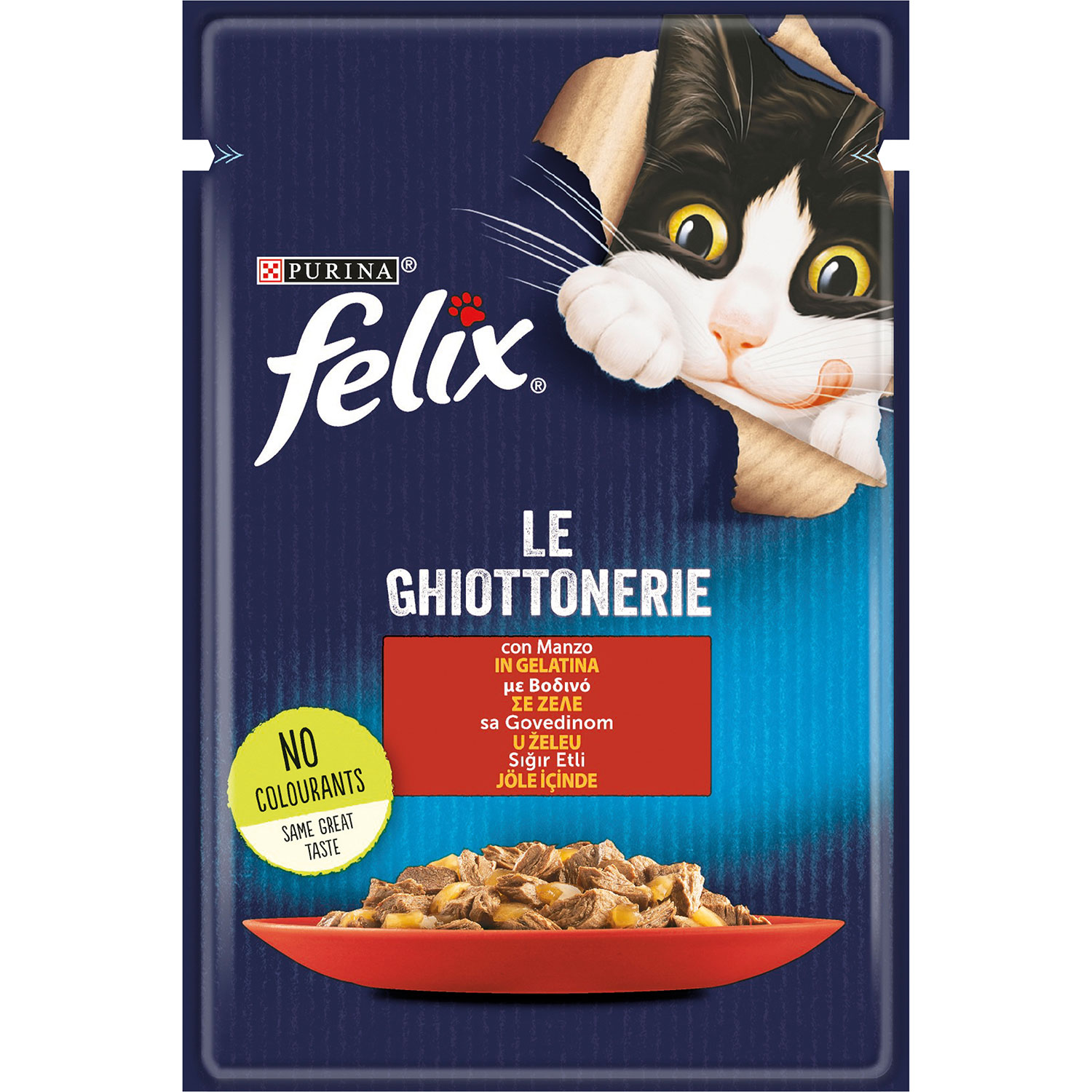 Felix Le Ghiottonerie Cat Adult Con Manzo 85 gr