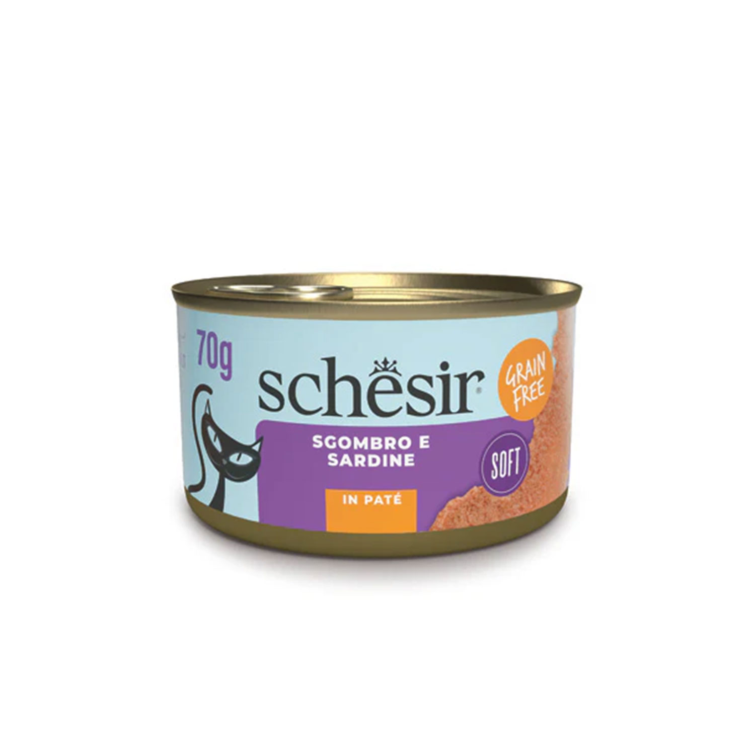 Schesir Cat Adult Paté Sgombro e sardine 70gr