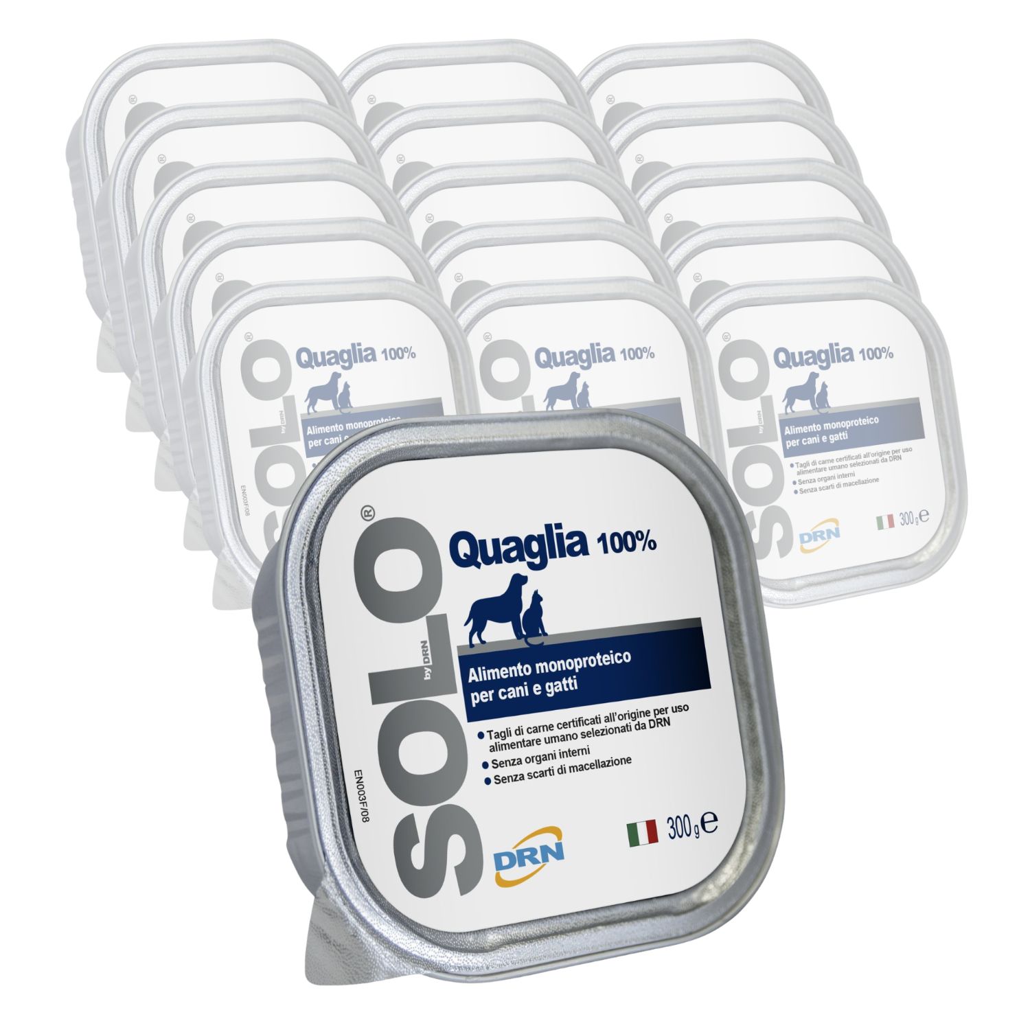 Drn Dog e Cat SOLO Quaglia 300 gr