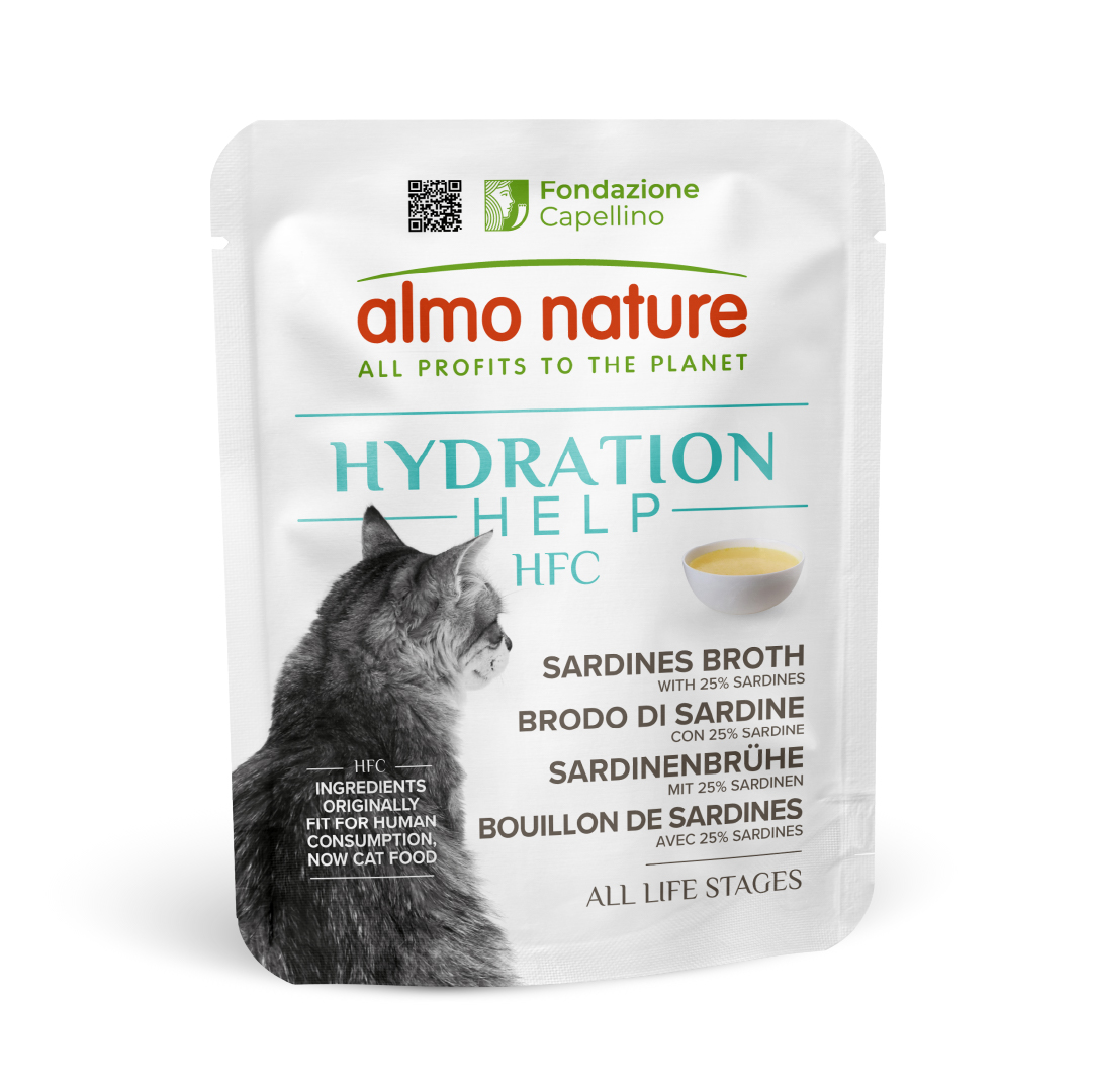 Almo Nature HFC Cat Hydration Help Brodo di Sardine 50 g