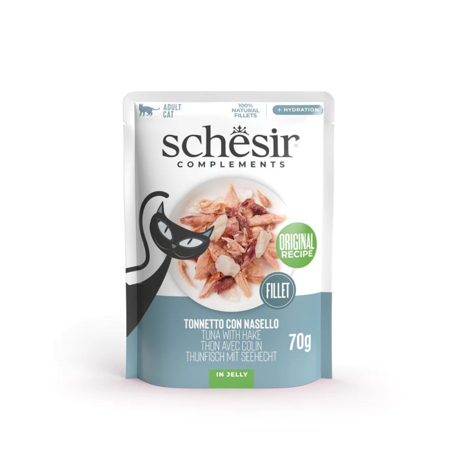 Schesir Cat Tonnetto con Nasello 70 gr
