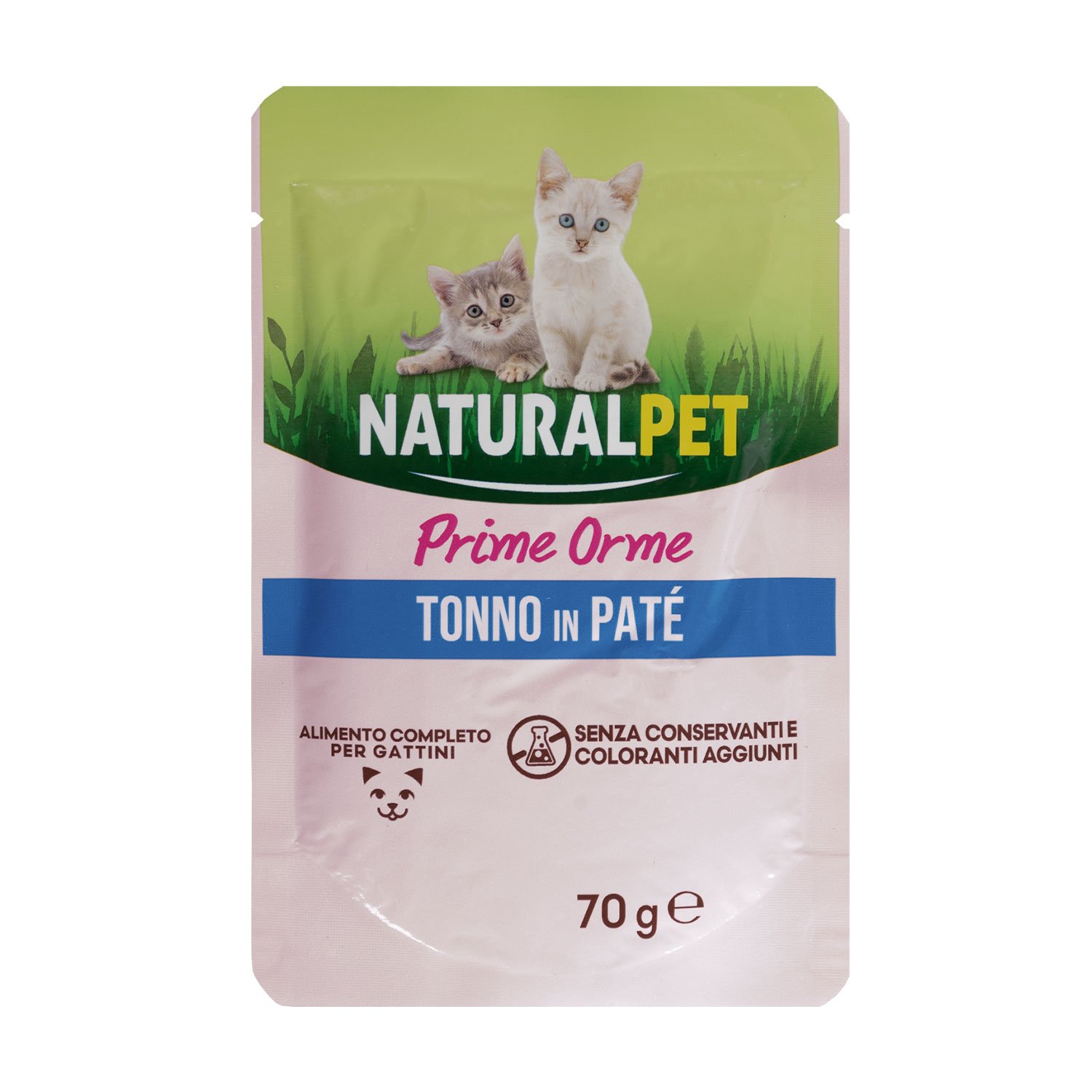 Naturalpet Kitten Patè Tonno 70g