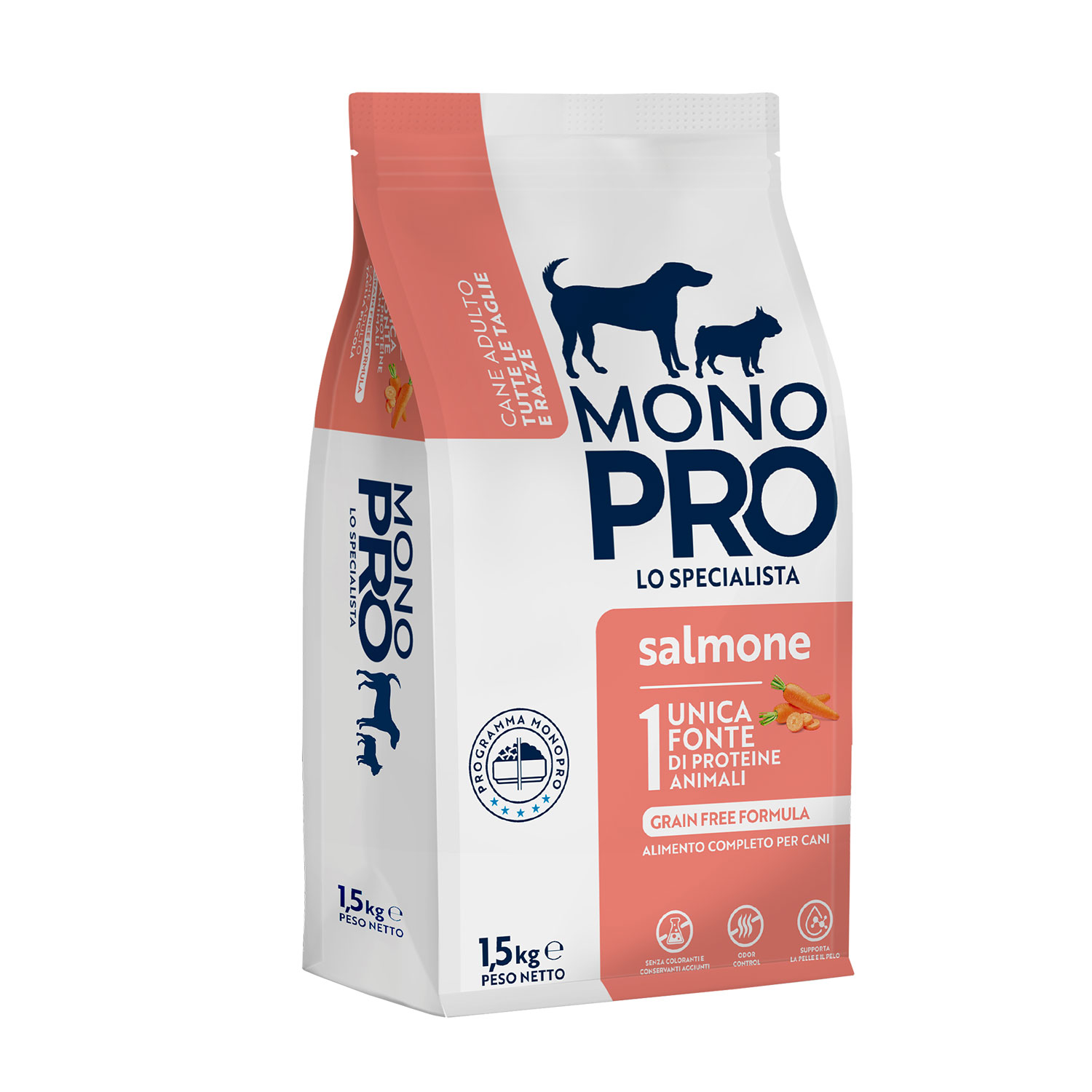 Monopro Dog All breeds Salmone 1,5 kg