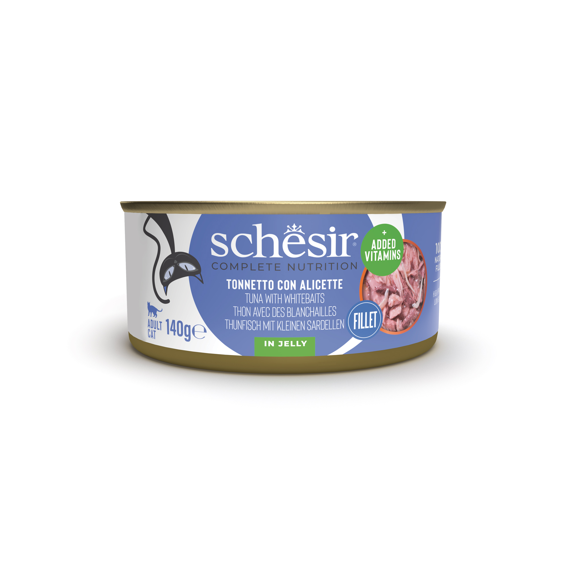 Schesir Complete Nutrition Cat Tonno e alicette jelly 140g