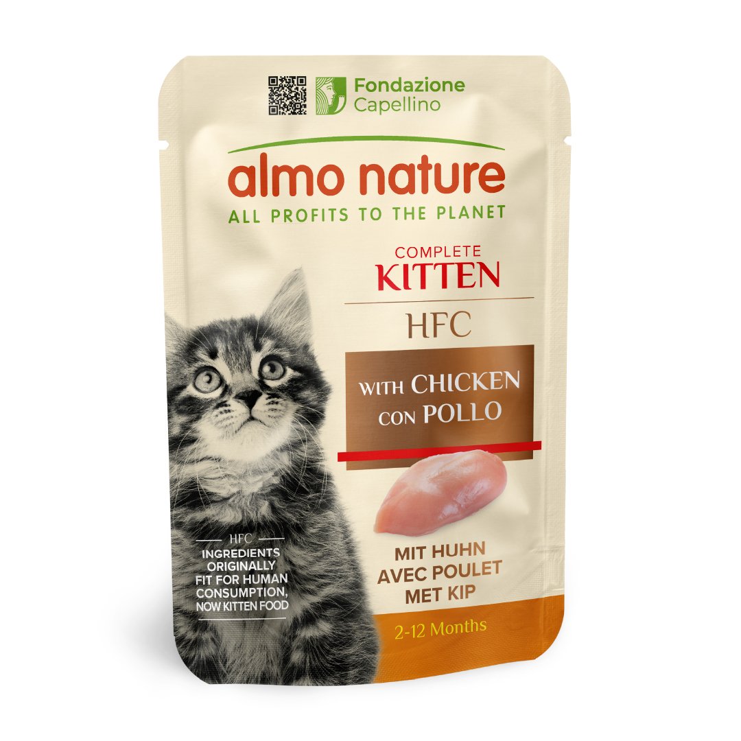 Almo Nature HFC Complete Kitten con Pollo 55g