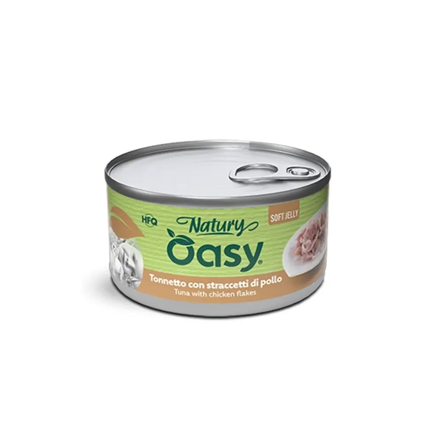 Oasy Cat Natury Tonnetto con Straccetti di Pollo 85g