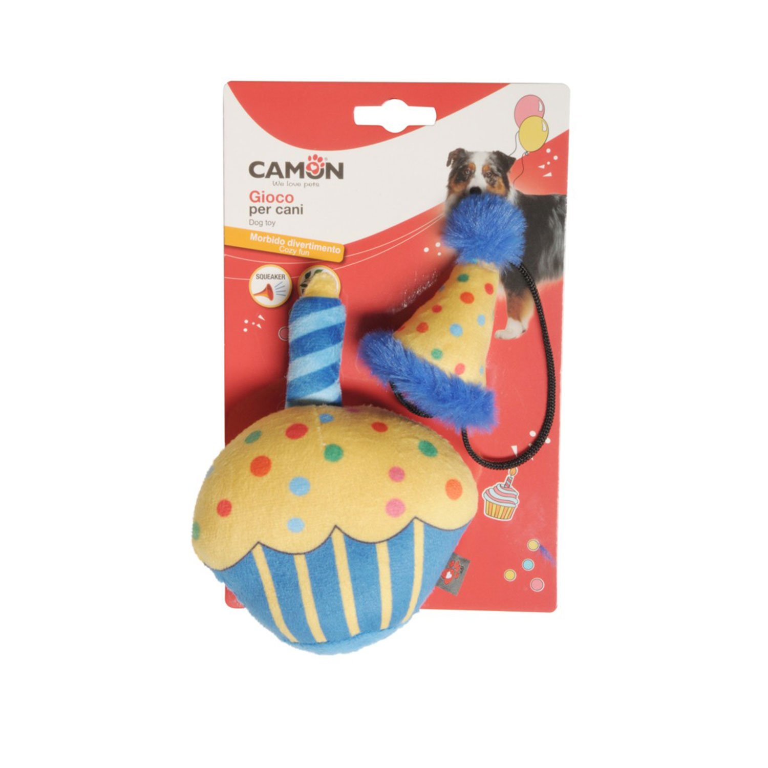 Camon Gioco per cani Set di compleanno 16 cm