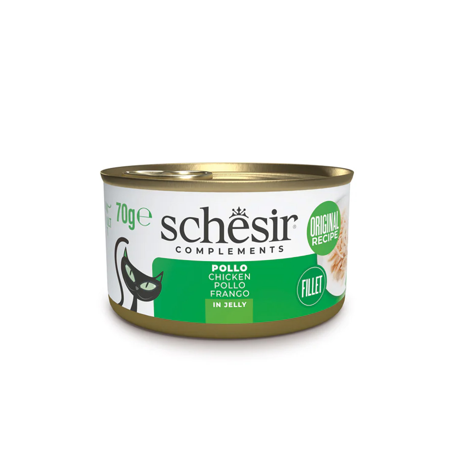 Schesir Cat Filetti di Pollo in Gelatina 70g