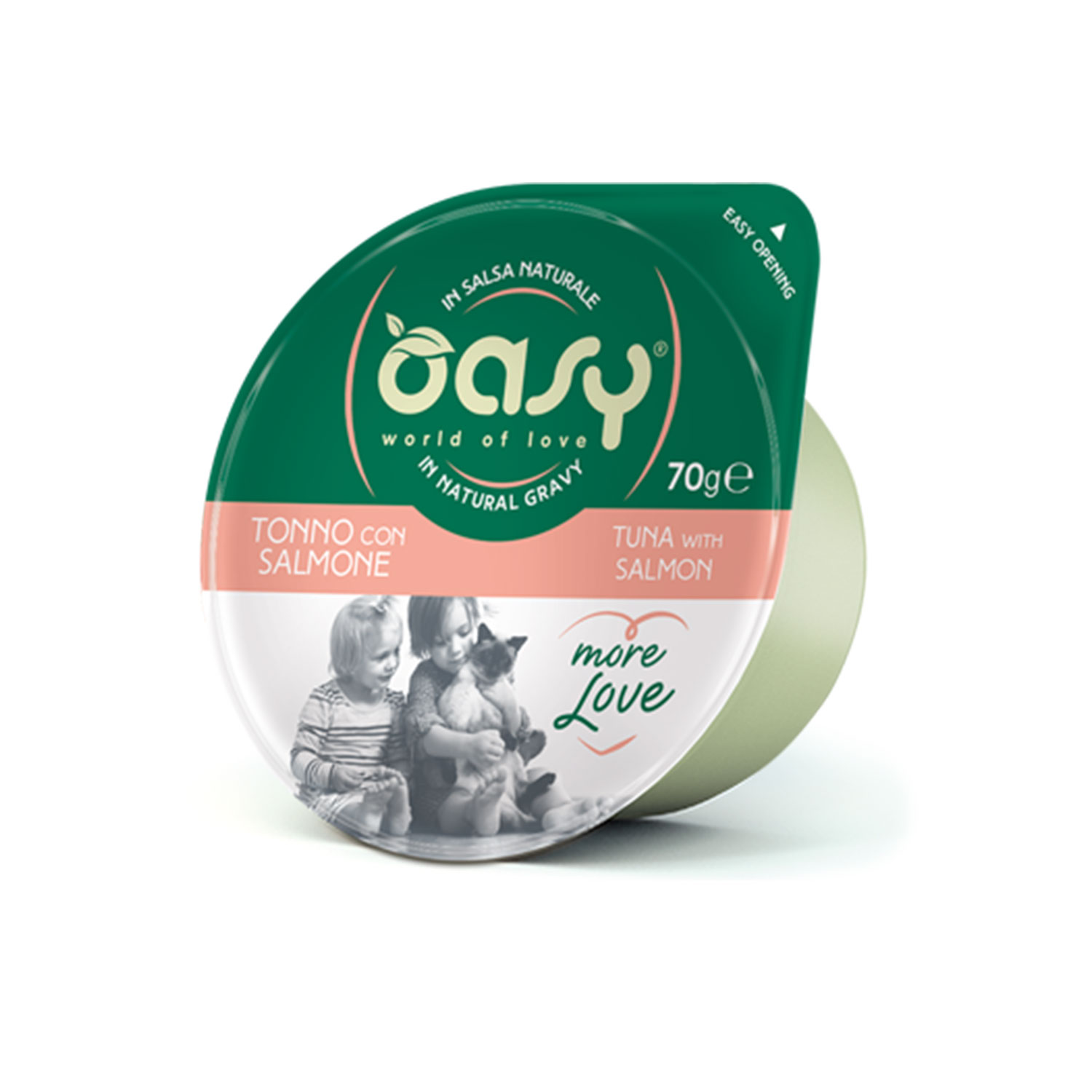 Oasy More Love Tonno con Salmone 70gr
