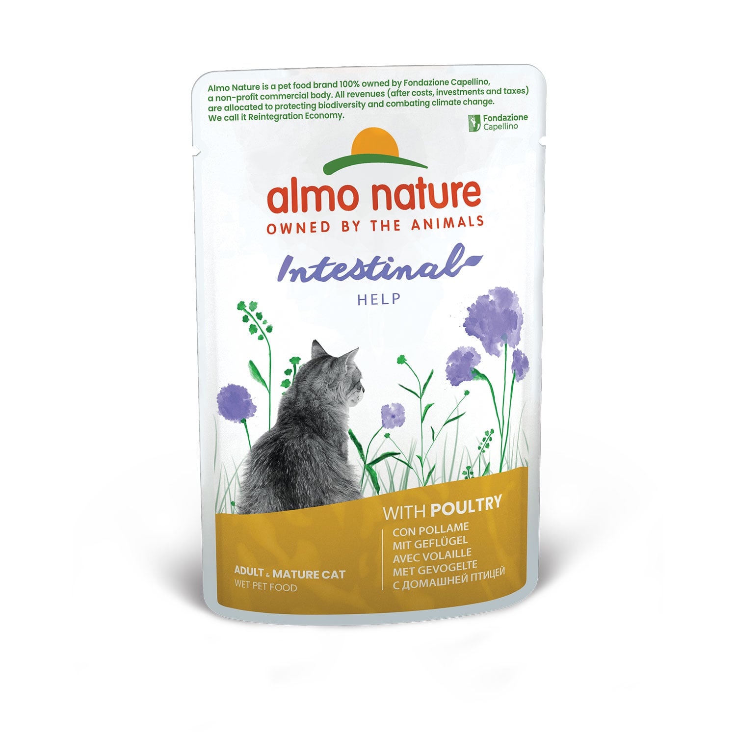 Almo Nature Intestinal Help Cat adult Pollame 70 gr img 1